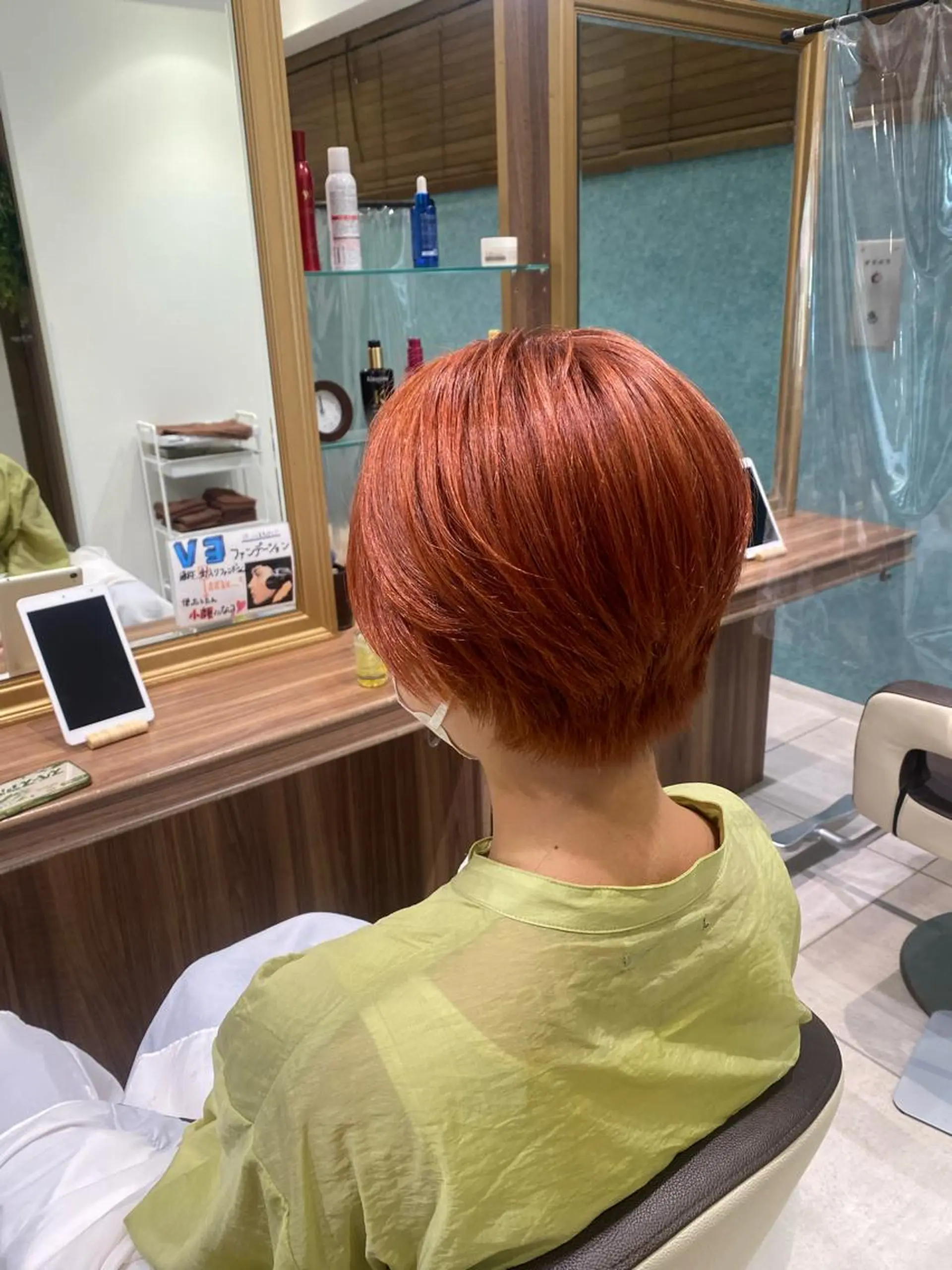 ショート カラー ピンクカラー ショートヘア ヘアカラー トリートメント 💎大人ハイライト 💎上杉一也💎のヘアスタイル