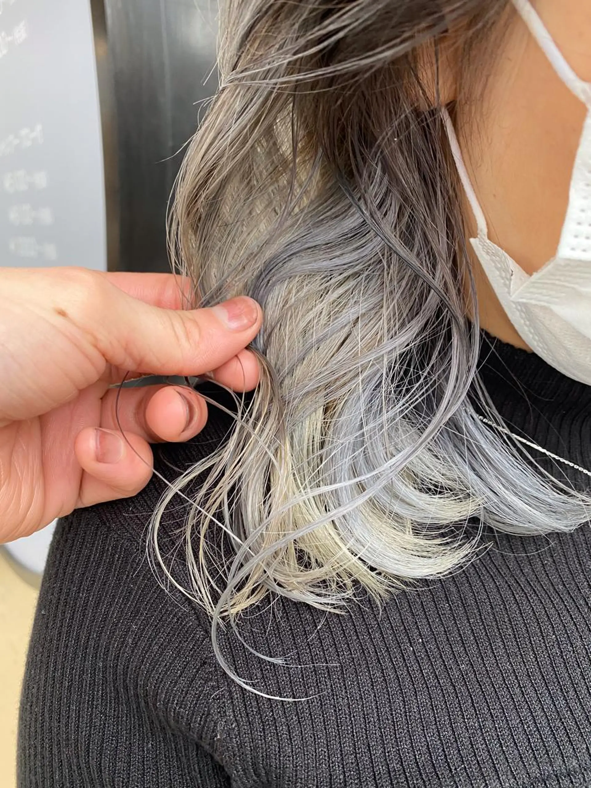 ミディアム カラー Gain池下 メンズのヘアスタイル