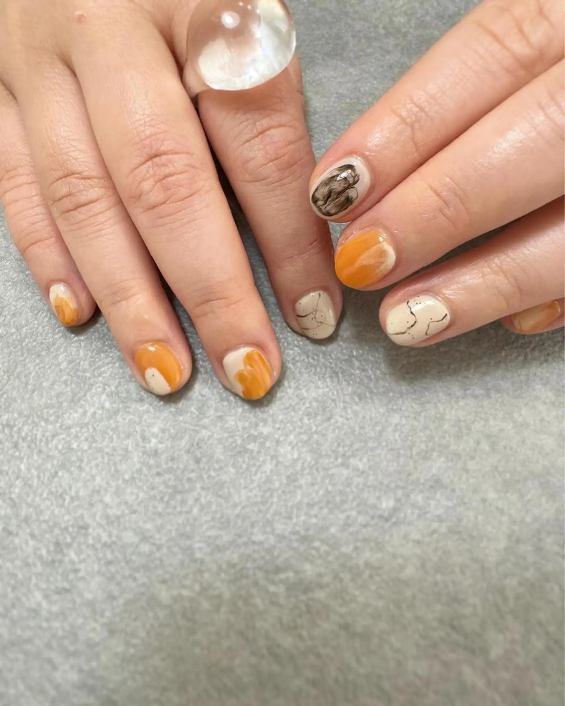 ネイル ハンドネイル フットネイル kiii.__ ✴︎*のネイルデザイン