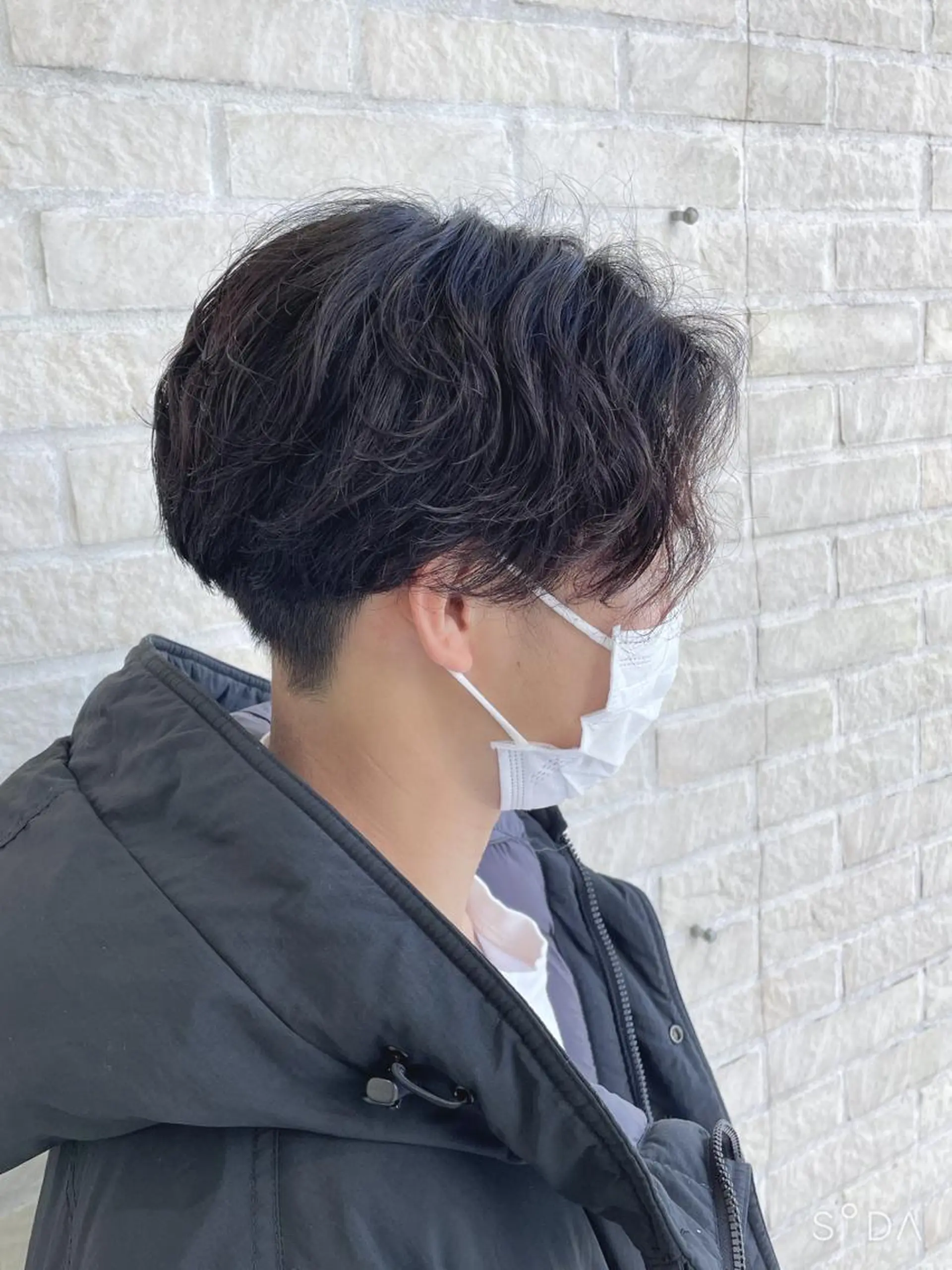 ショート パーマ メンズ 🪞髪質改善カラー× レイヤー河村真聖🪞のヘアスタイル