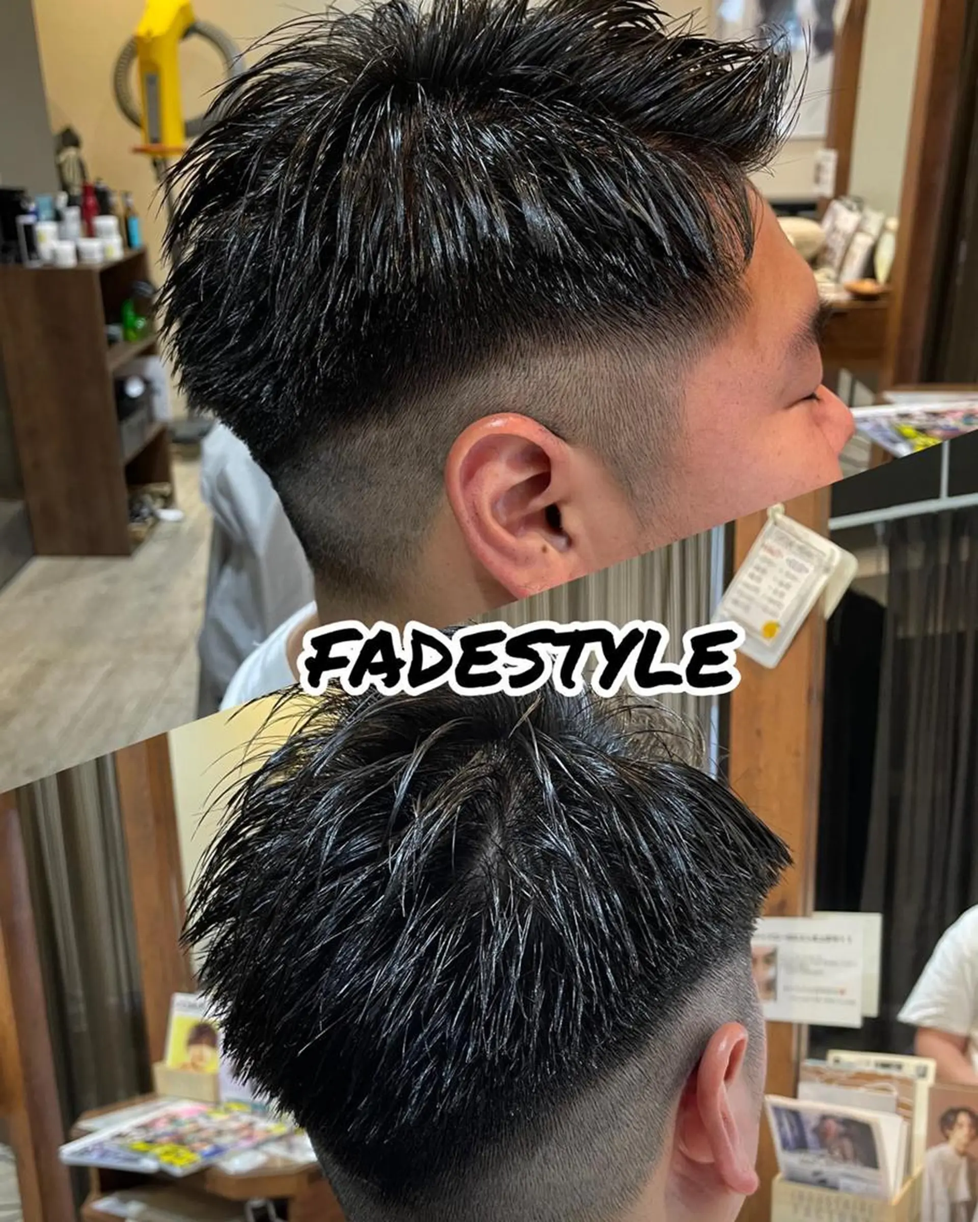 メンズ メンズブリーチ フェードカット メンズパーマ 仙台/メンズ/ フェザー/リョウのヘアスタイル