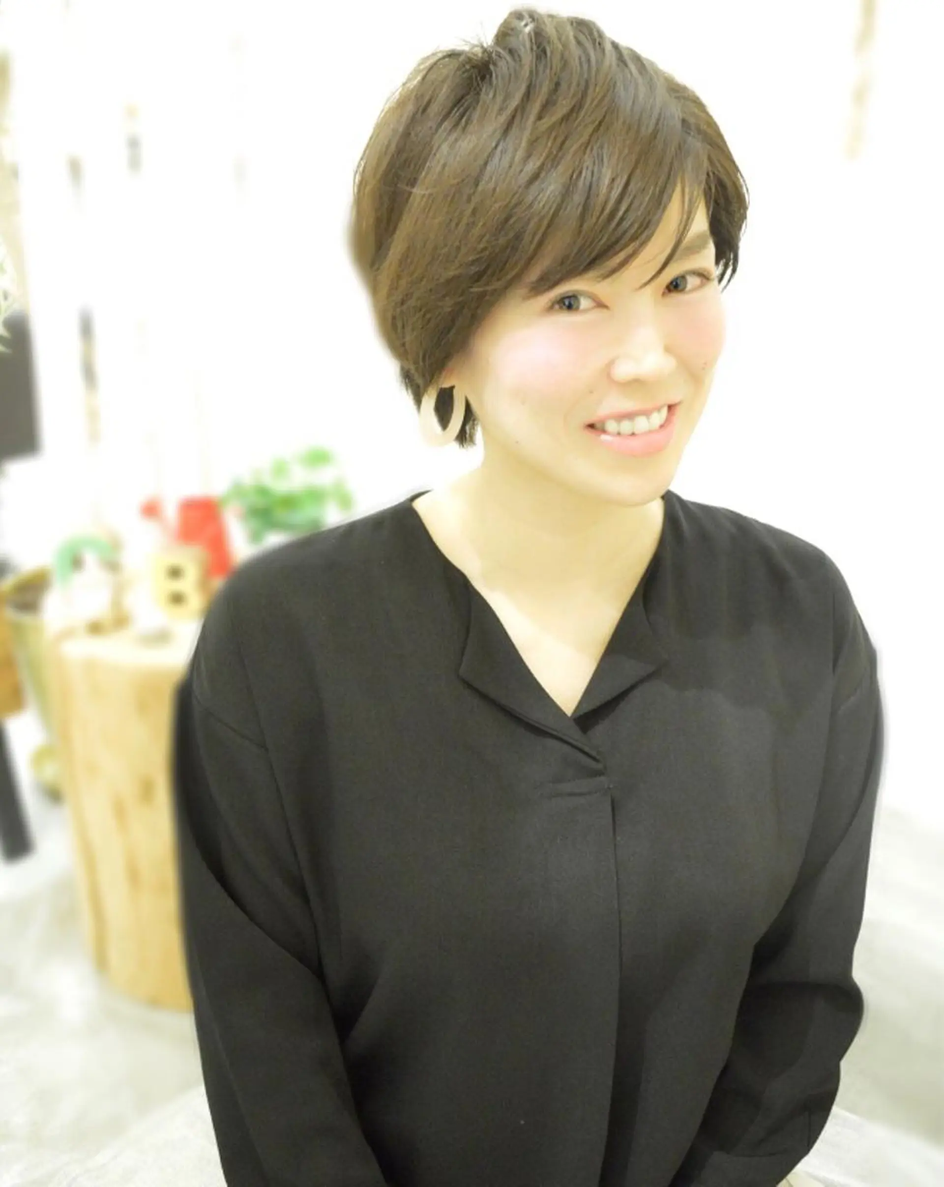 ショート カラー mu-kicii 三鷹店所属・撮影モデル募集中☆ オグリヤスエのヘアスタイル