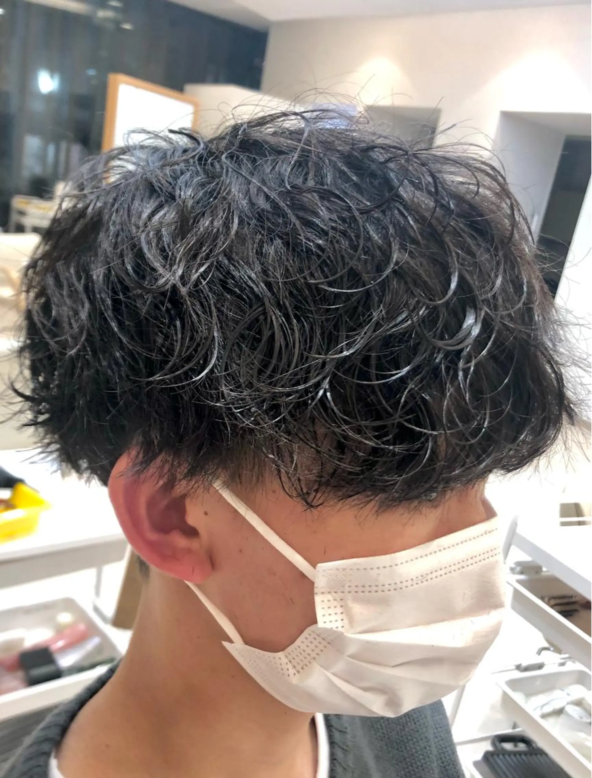 ショート パーマ メンズ 小林 優太　メンズパーマ✨のヘアスタイル