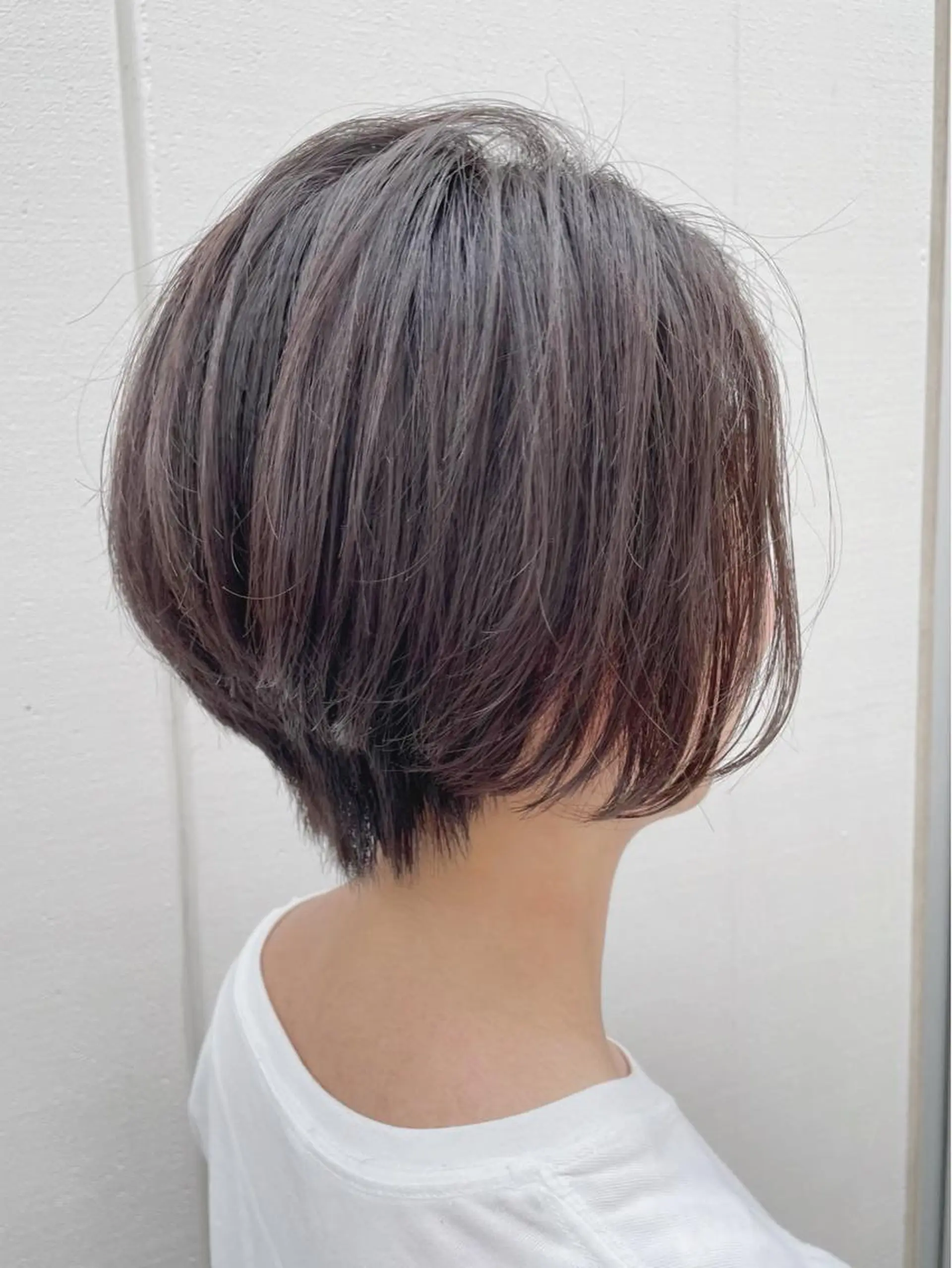 ショート パーソナルカラー 藤本夢のヘアスタイル