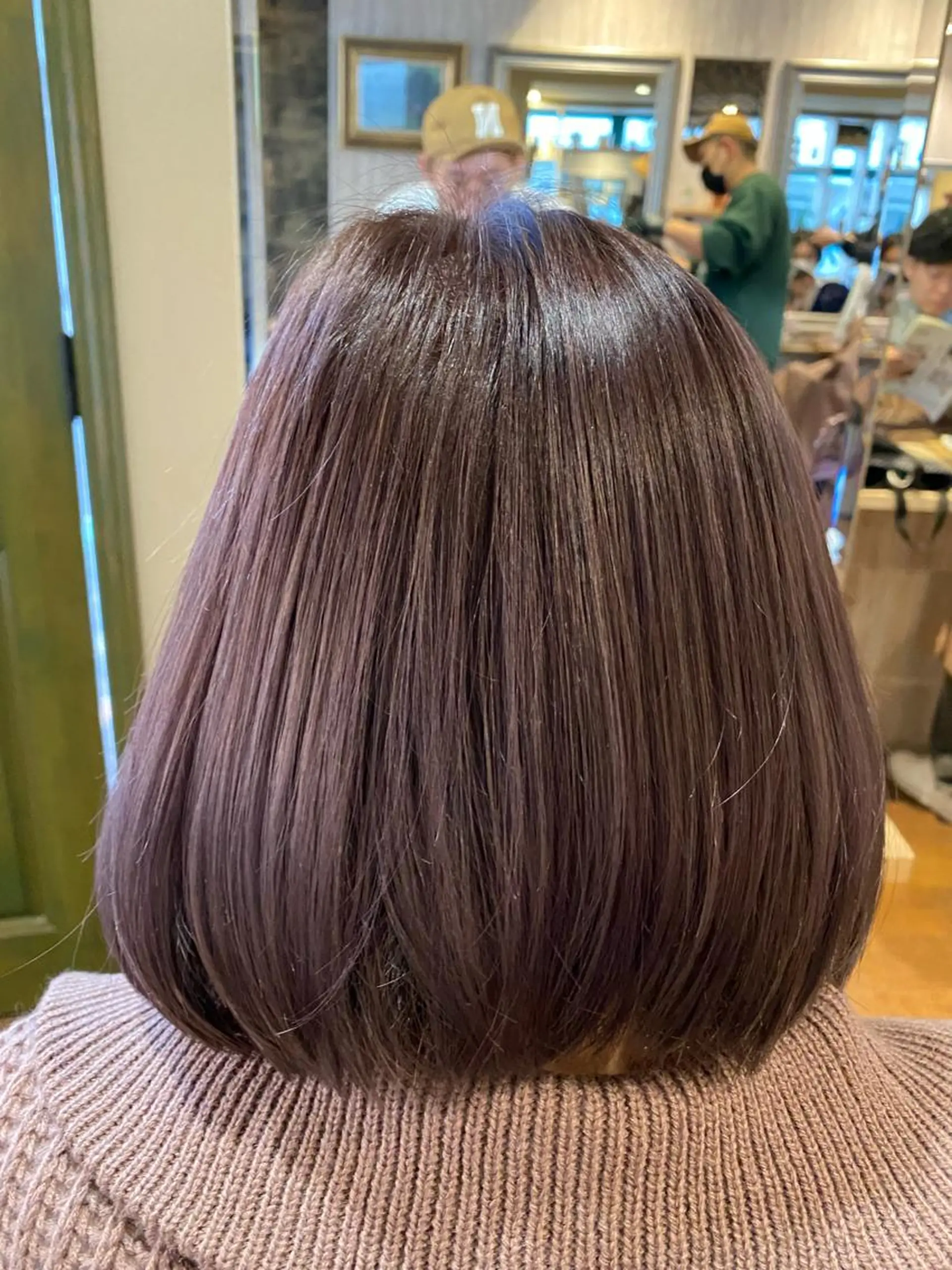 ミディアム カラー 三瓶 龍皇のヘアスタイル