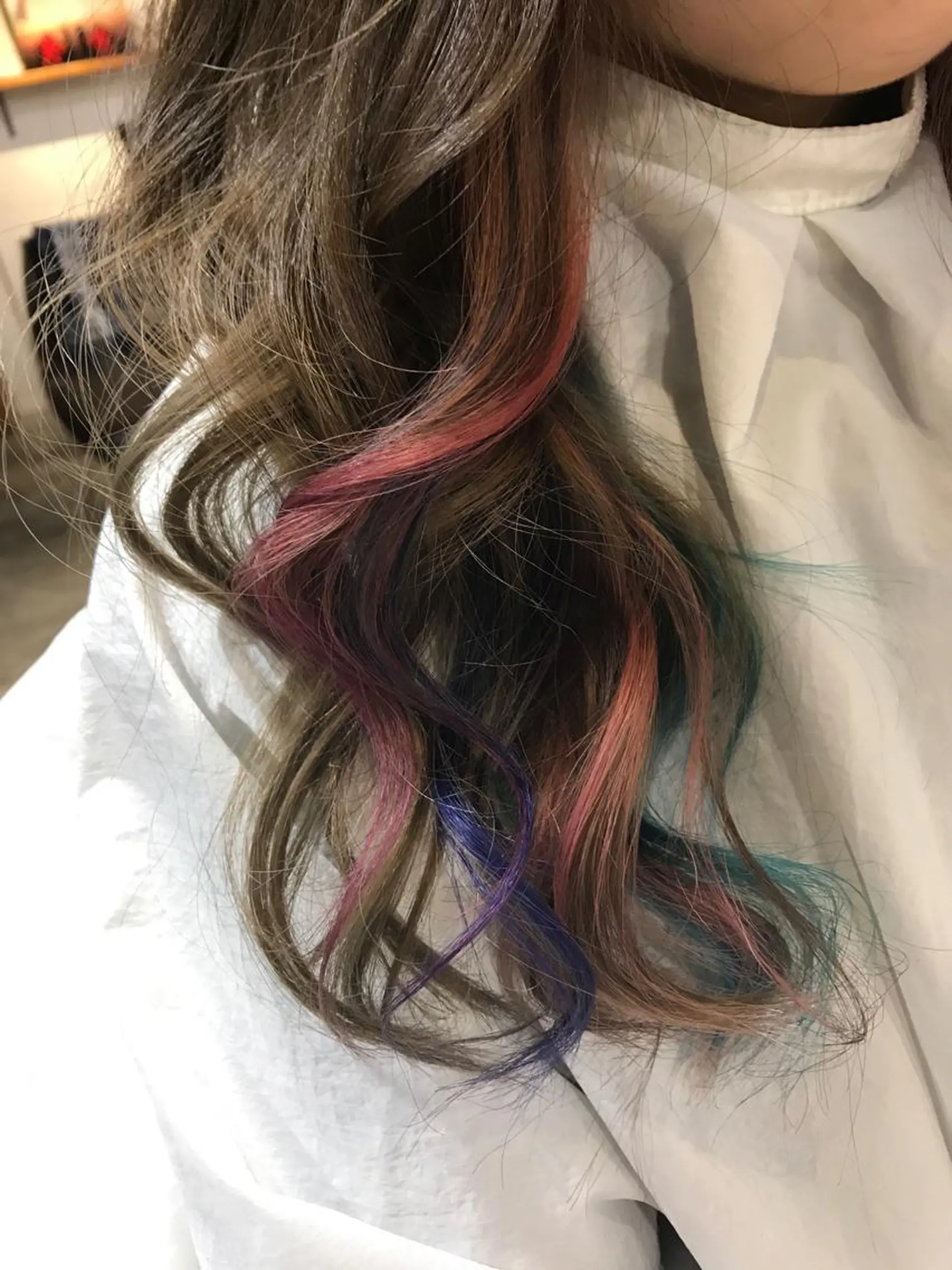 セミロング カラー パーマ ヘアアレンジ メンズ キッズ Forest. -髪質改善-のヘアスタイル