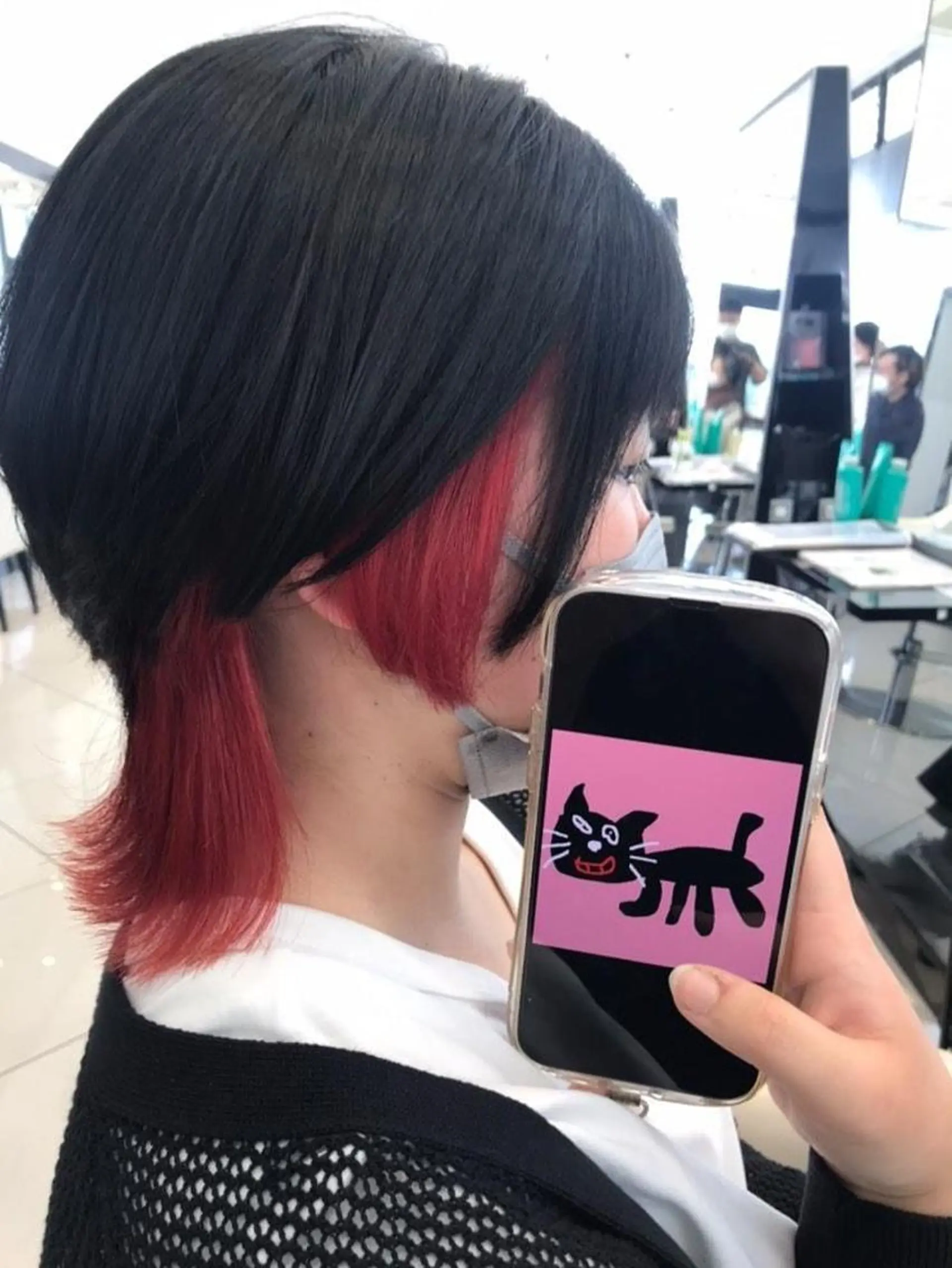 ショート カラー ヘアカラー あらげ 🌈推しカラー🌈ᵕのヘアスタイル