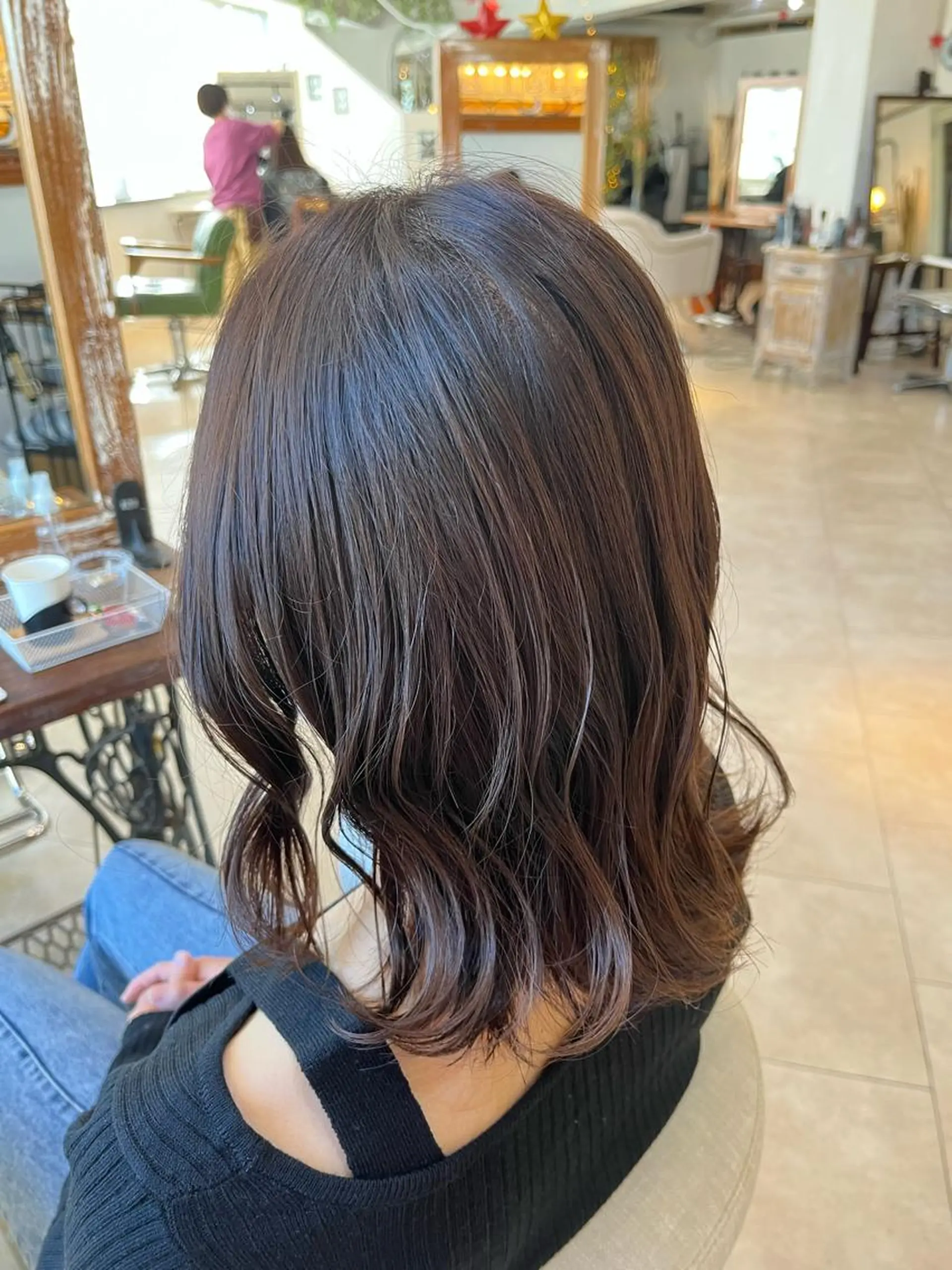 ミディアム カラー 💛ハイトーン💛 りむのヘアスタイル