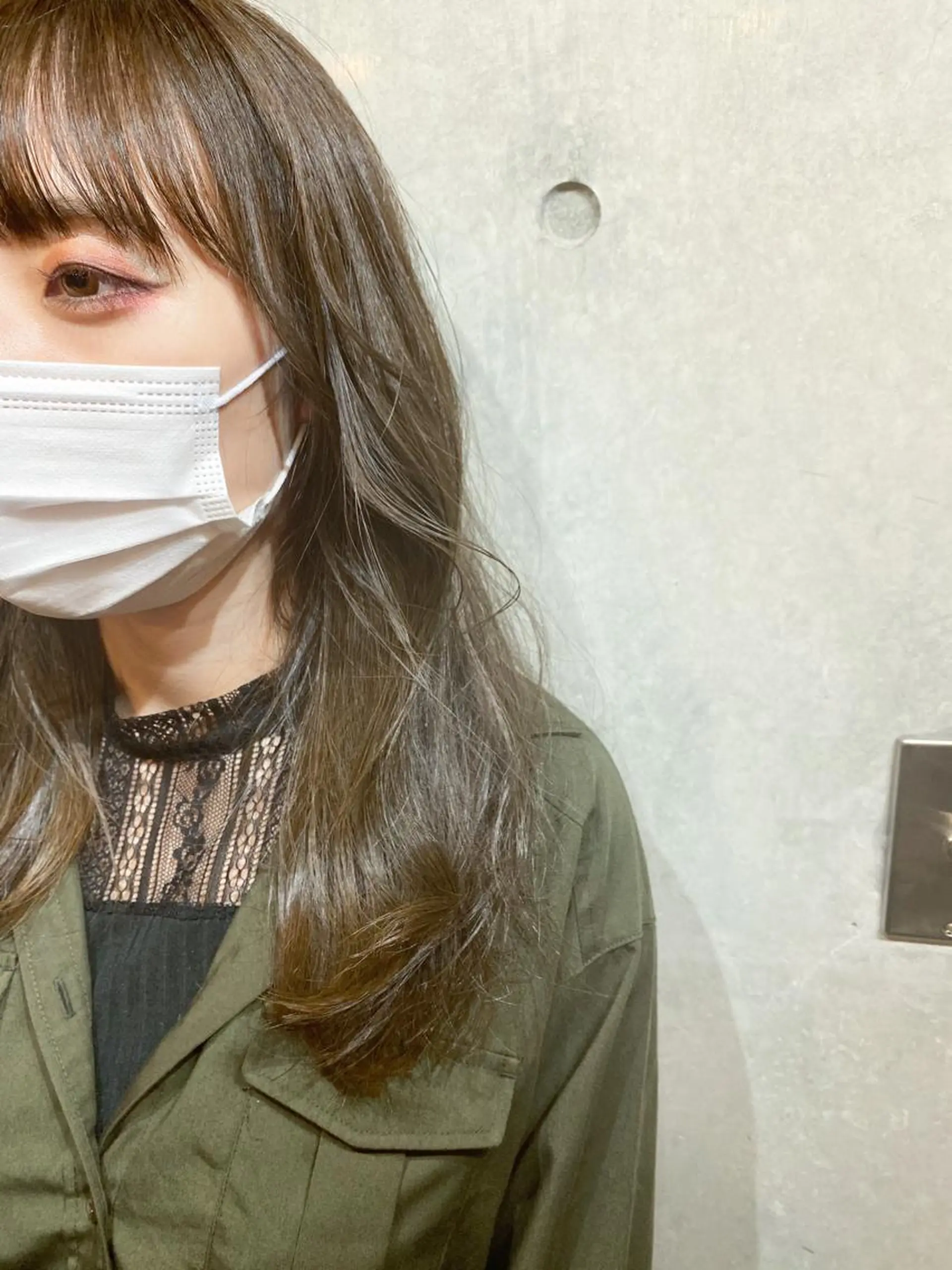 ロング カラー 艶髪ブリーチ 永井竜也のヘアスタイル