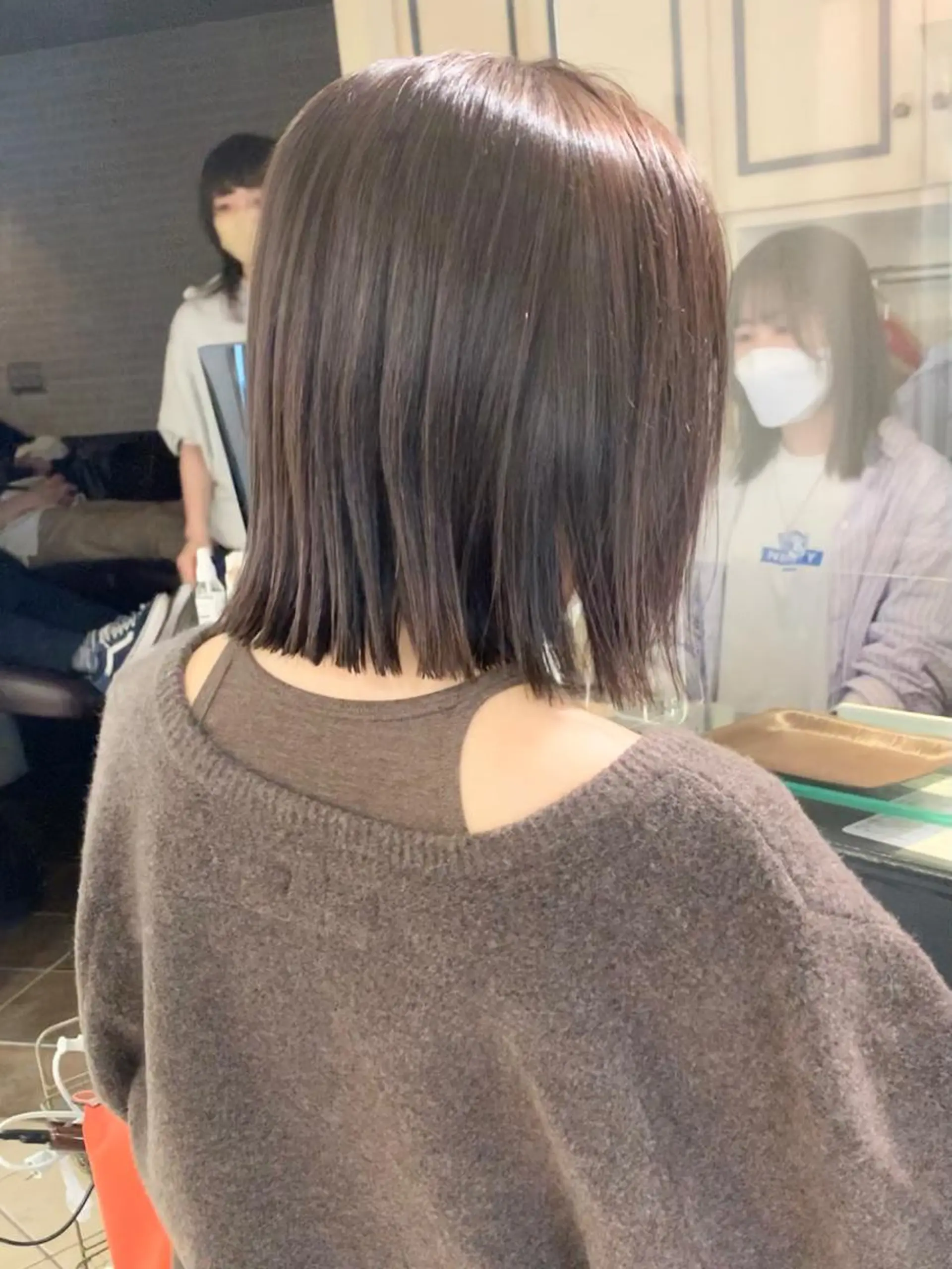 ショート ボブ ハイライト 髪質改善 韓国風ヘア カット ヘアカラー トリートメント 🦕ウルフカット 🦕ａｋｉｈｏのヘアスタイル