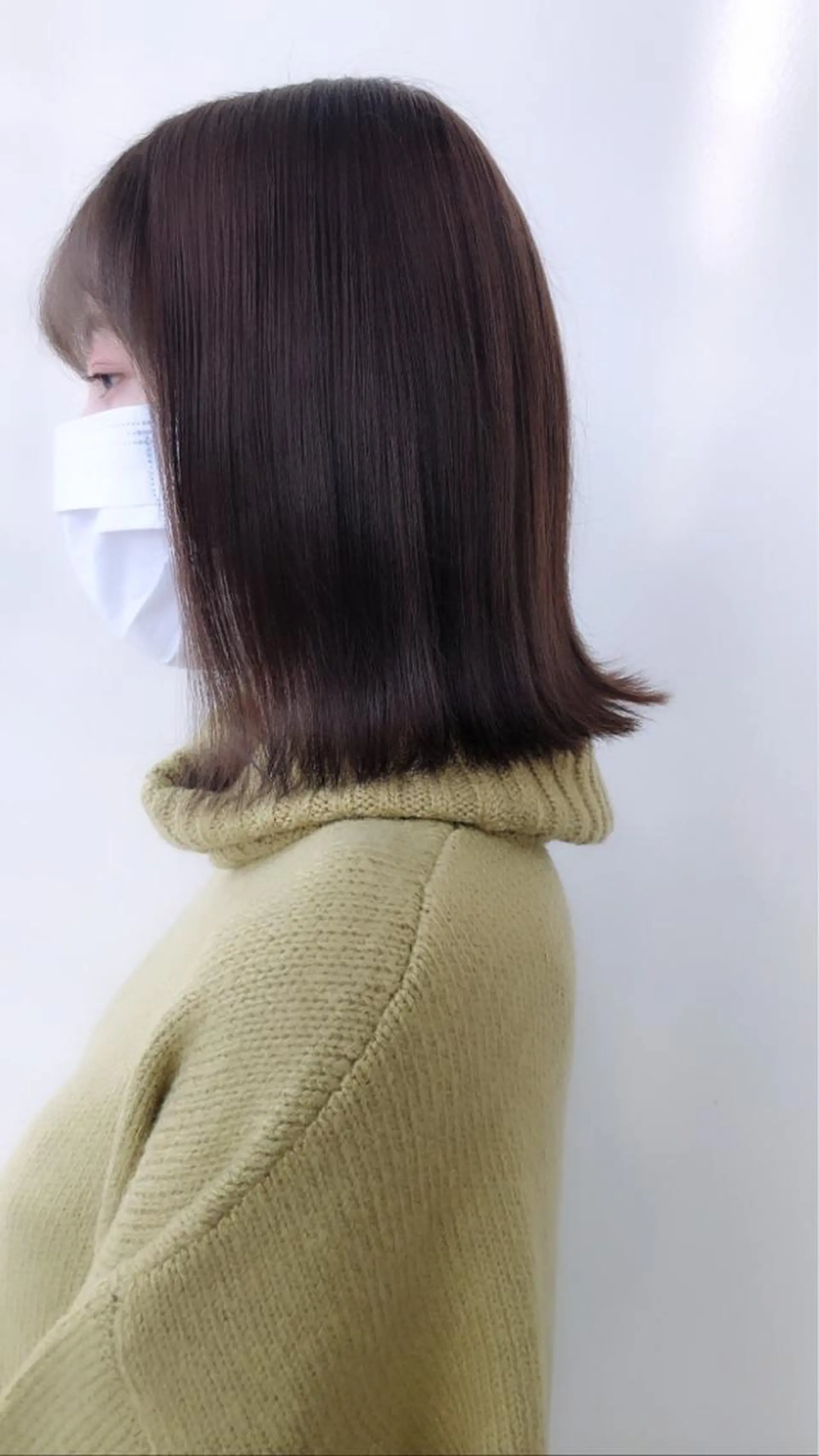 ミディアム カラー 韓国🇰🇷レイヤー 映える顔周り🩷のヘアスタイル