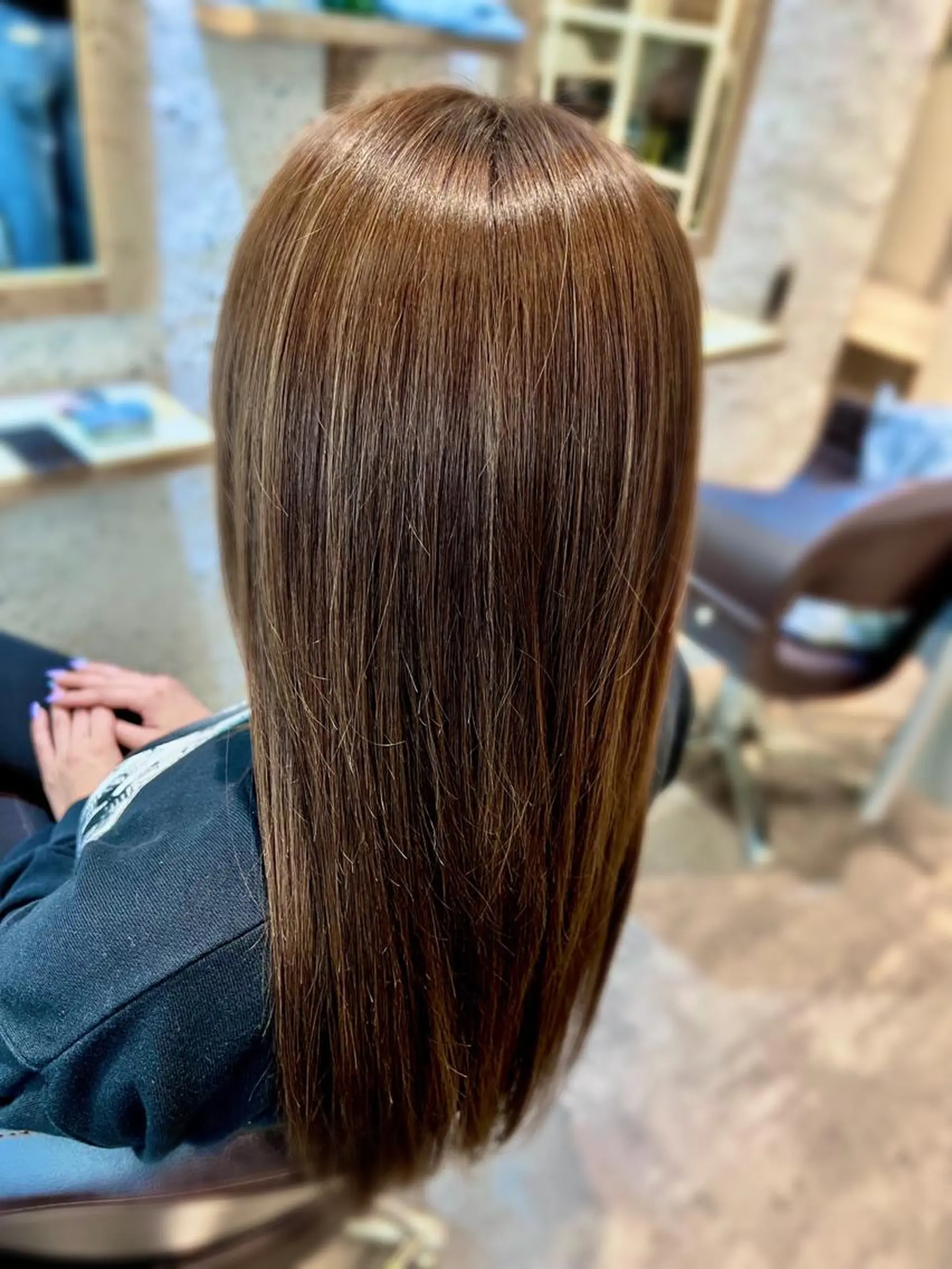 ロング 髪質改善 トリートメント カット 縮毛矯正 🍀艶髪縮毛矯正/ 風殿　滉太🍀のヘアスタイル