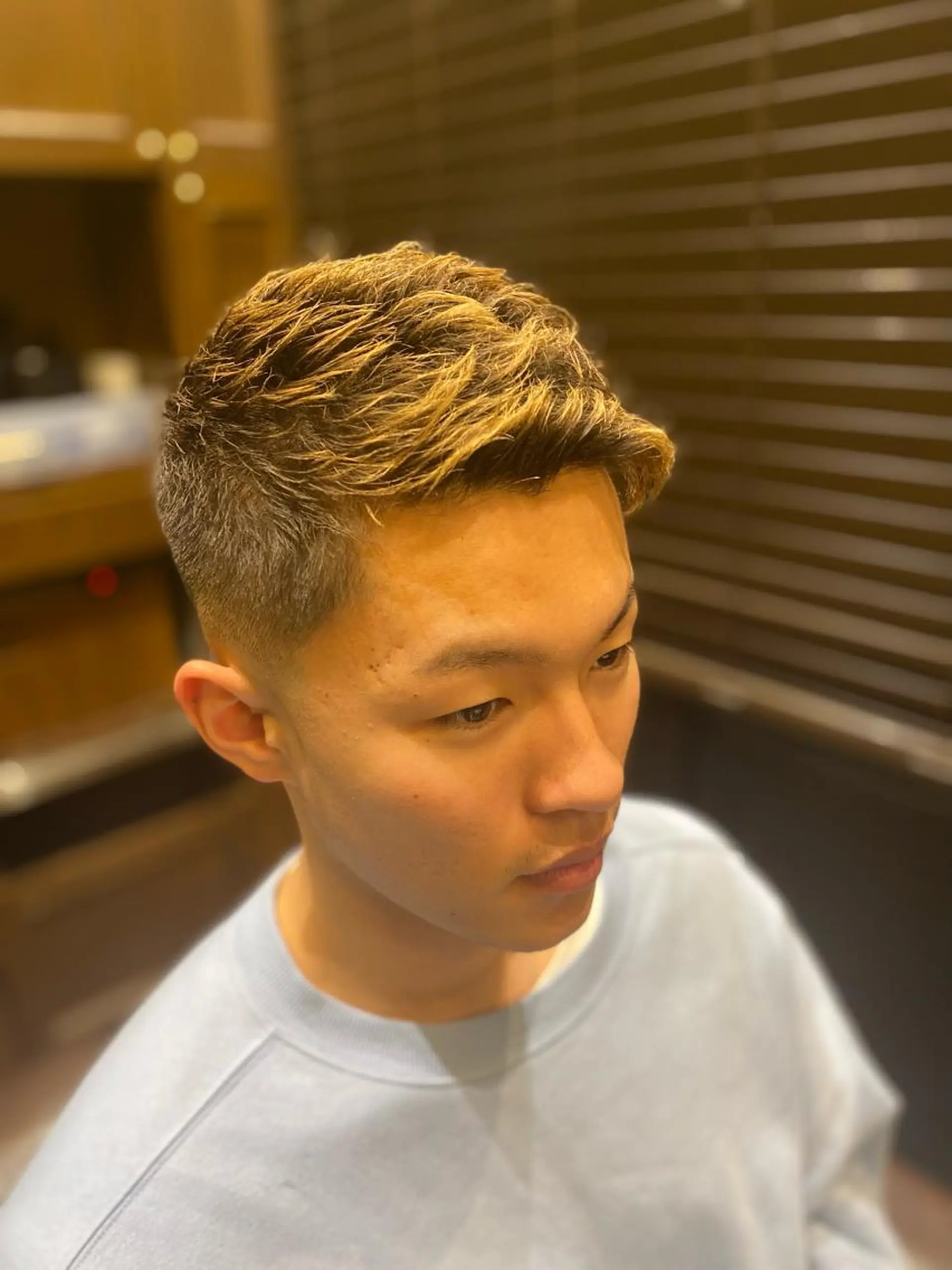メンズ フェードカット スキンフェード 麻布山本所属・麻布 山本のヘアスタイル