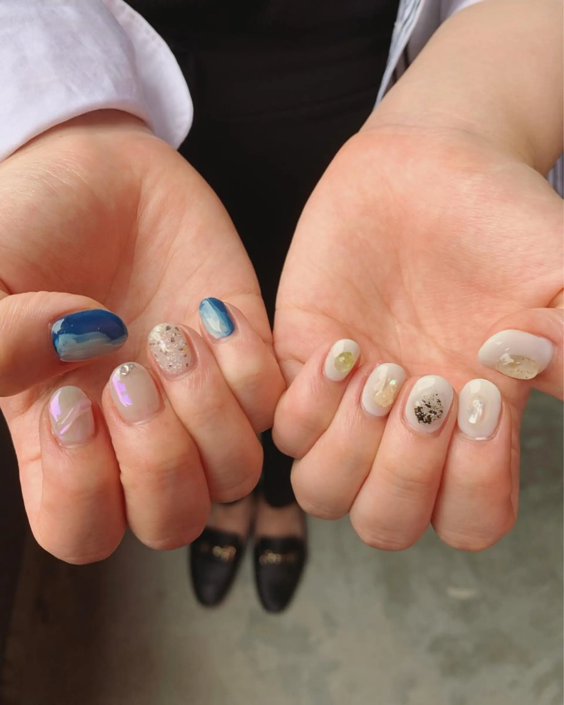 ネイル ニュアンスネイル ネイリスト EMIのネイルデザイン