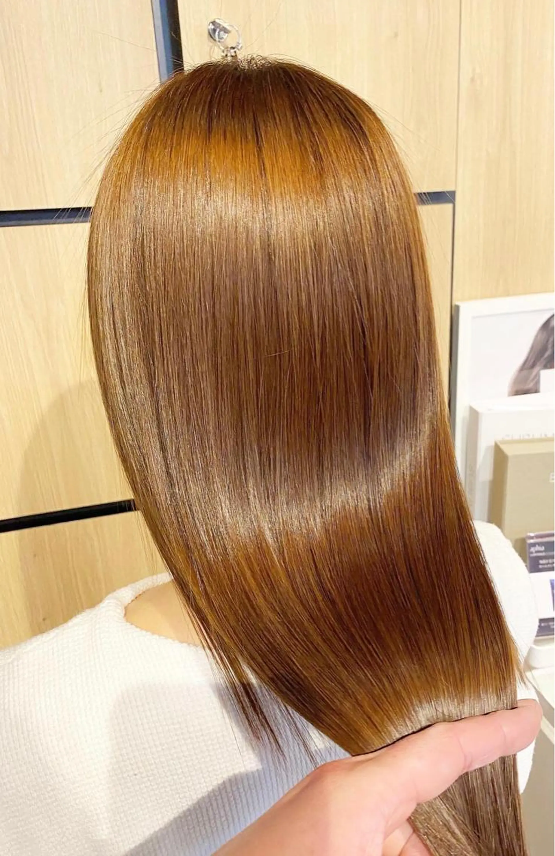 ロング カラー ブリーチ 髪質改善 ロング トリートメント 酸性ストレート ヘアカラー 縮毛矯正 髪質改善　jewel box~私のトリートメント~東梅田店所属・💎髪質改善専門 jewel boxのヘアスタイル