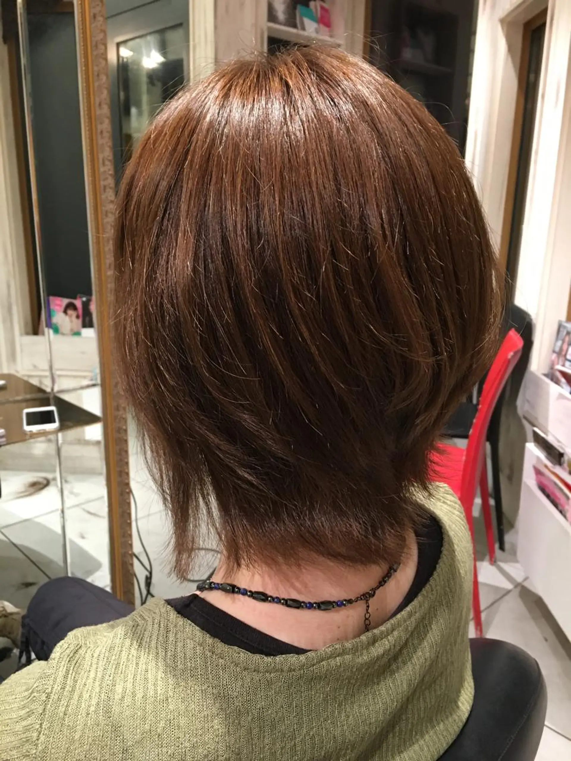 ショート カラー FENICE onthe beach所属・永井大樹✨ 透明感カラー✨のヘアスタイル