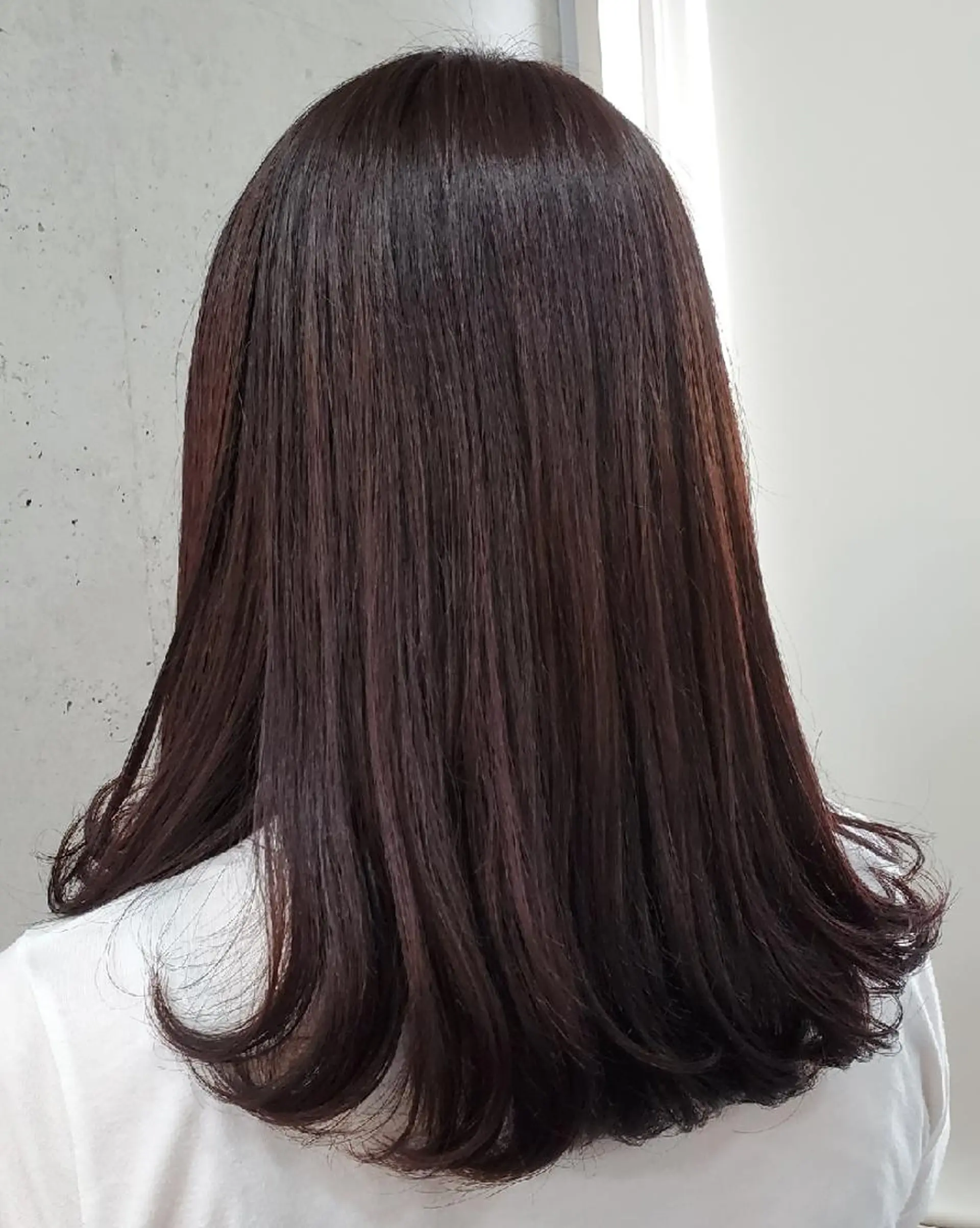 ミディアム カラー ラベンダーカラー カット パーマ S. ERIのヘアスタイル