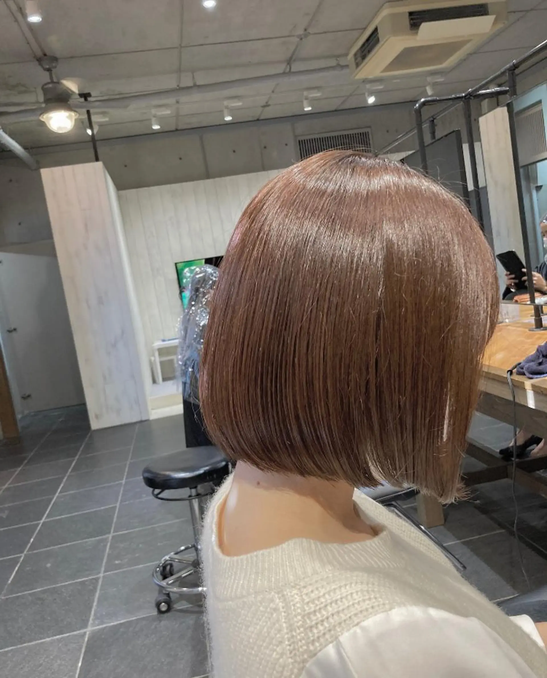 ショート カット 縮毛矯正 トリートメント は まべのヘアスタイル