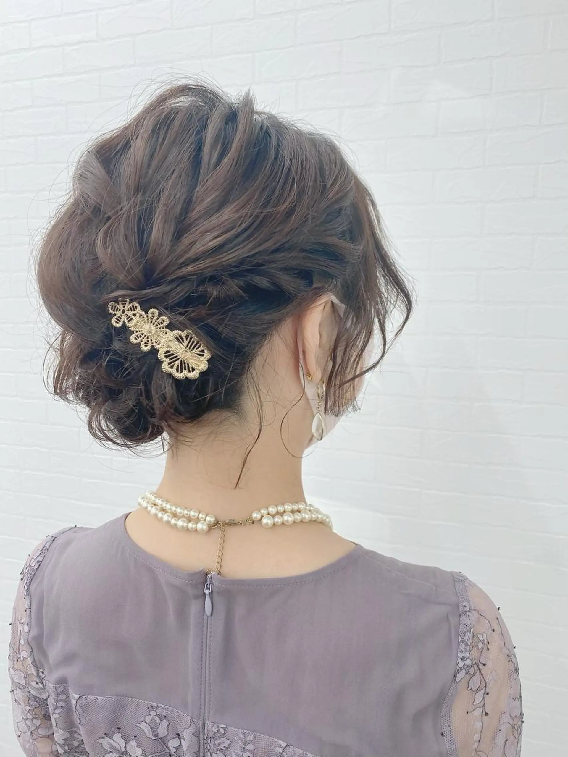 ショート ヘアアレンジ ボブ ヘアセット GRANLUSSO 〜グランルッソ駅前店所属・木口 嘉美のヘアスタイル