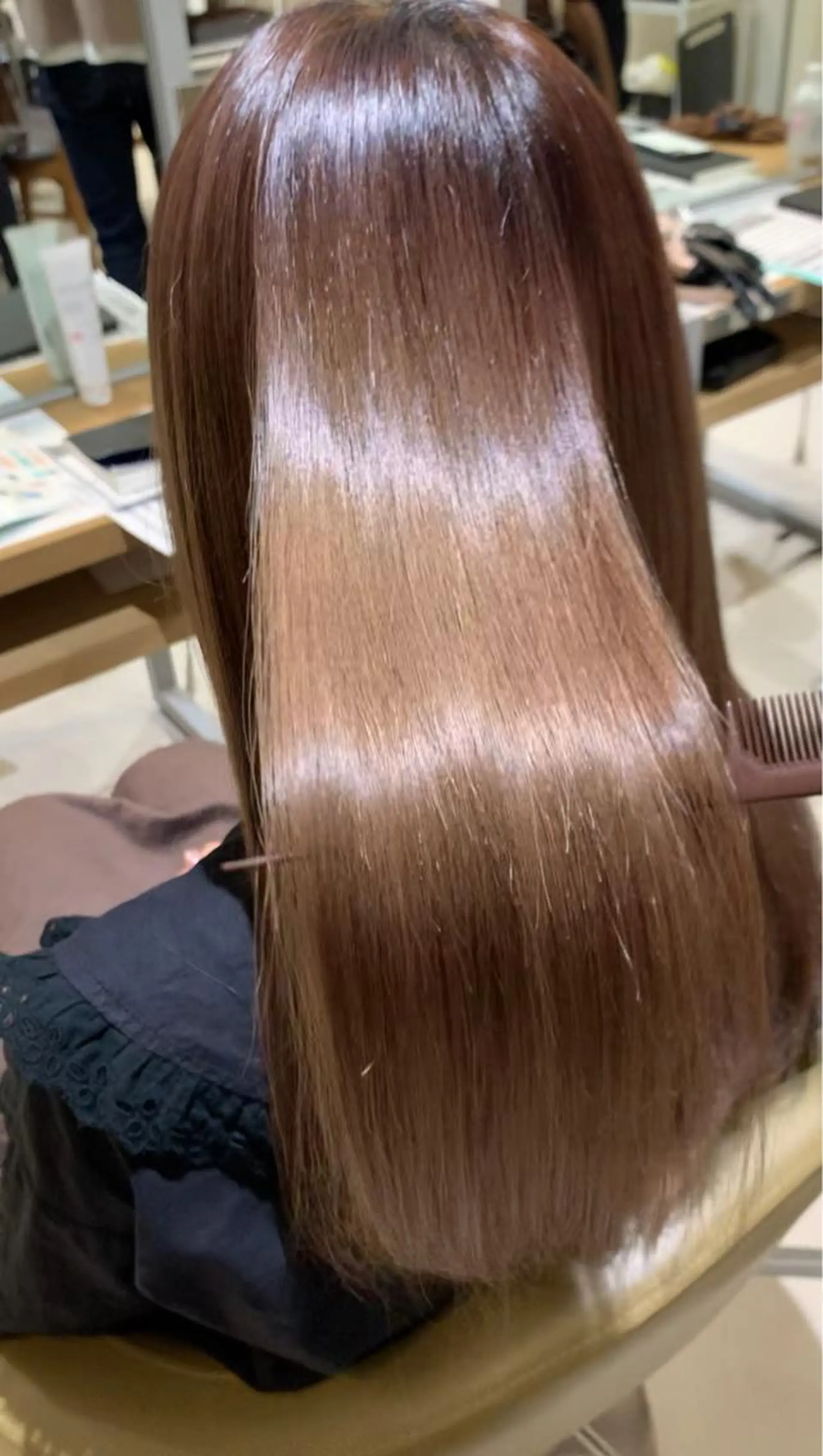 ロング 髪質改善ストレート アオヤギのヘアスタイル