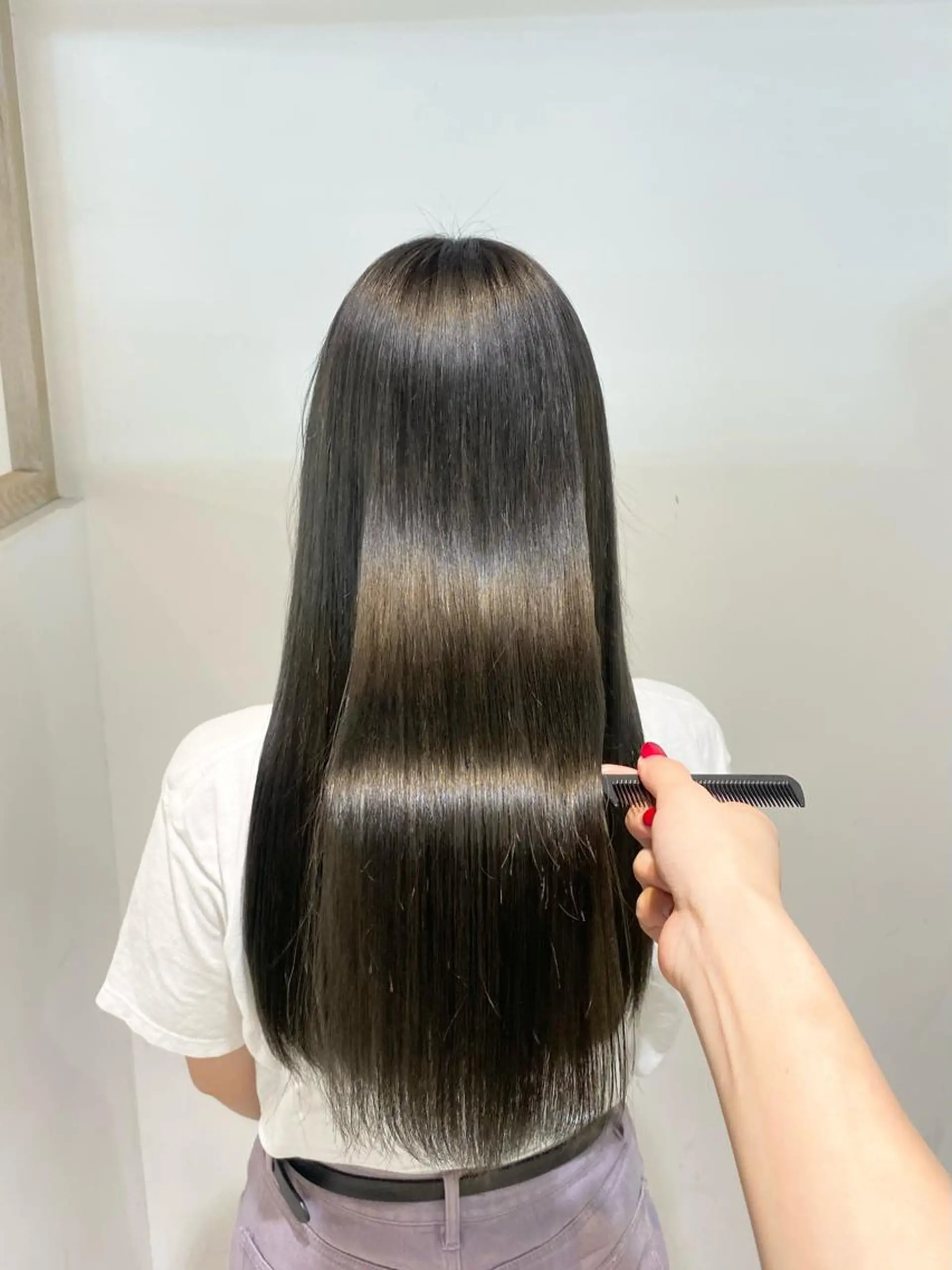ロング トリートメント カット ヘアカラー トリートメント motel所属・モデルや芸能人も通う ✨マンツーマンサロンのヘアスタイル