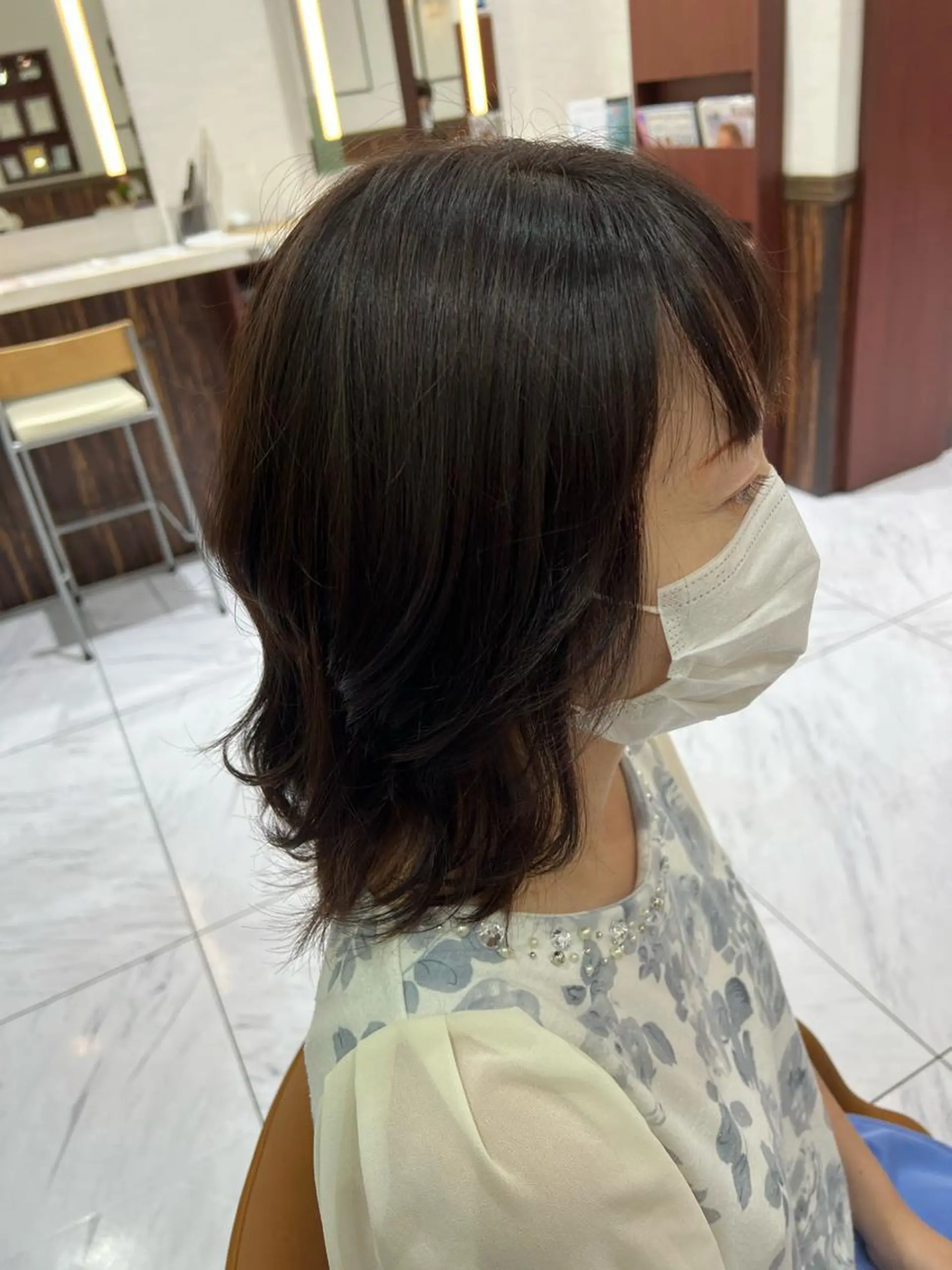 ミディアム あんどう ゆうかのヘアスタイル