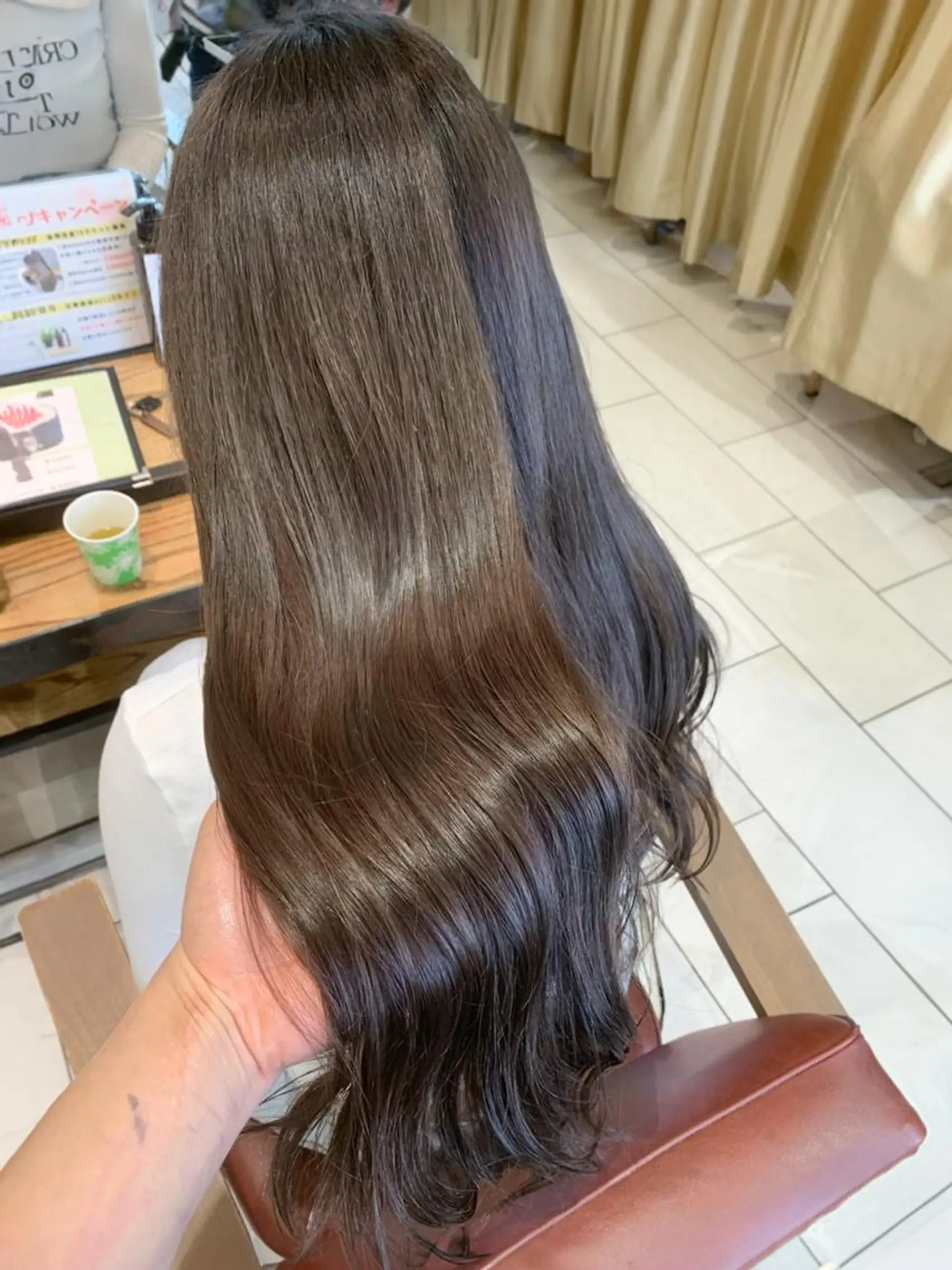 ロング カラー ヘアカラー トリートメント 高橋成海⚡️透明感/ ブリーチデザイン⚡️のヘアスタイル