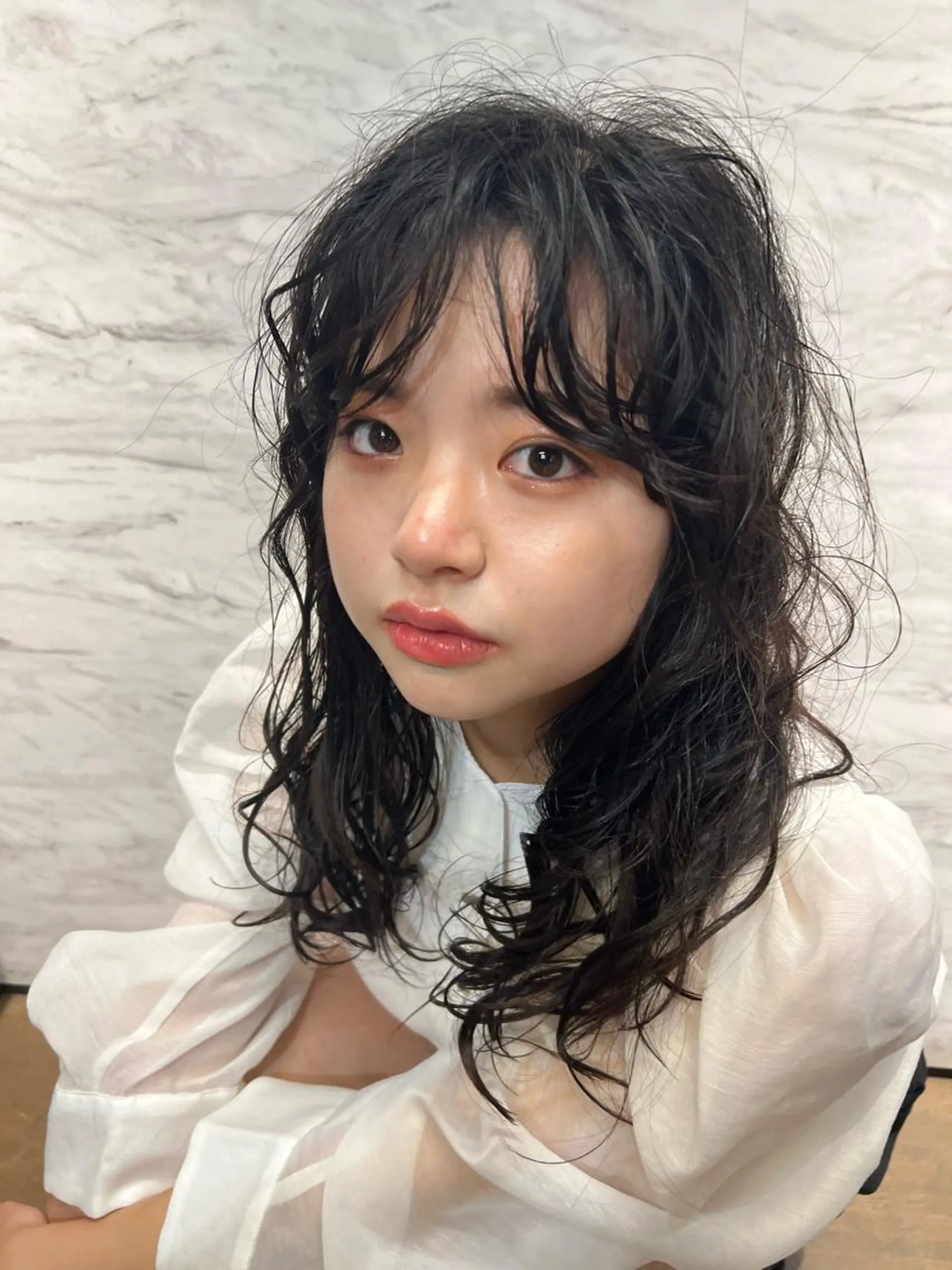 ロング パーマ パーマ ROBBY所属・松井美樹/似合わせ ガーリー・韓国のヘアスタイル