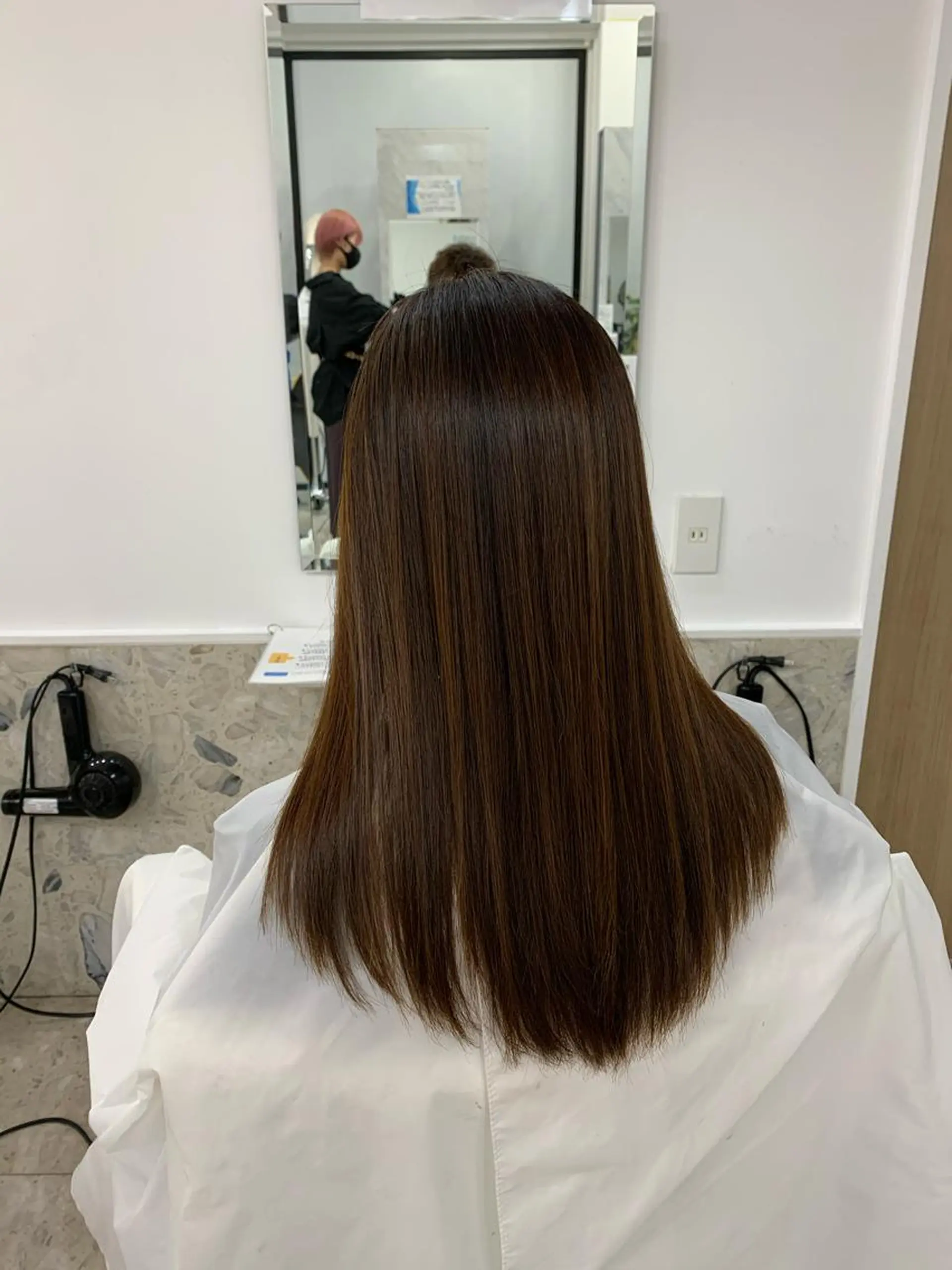 セミロング パーマ 相武台ショート特化 💐川崎希💐のヘアスタイル