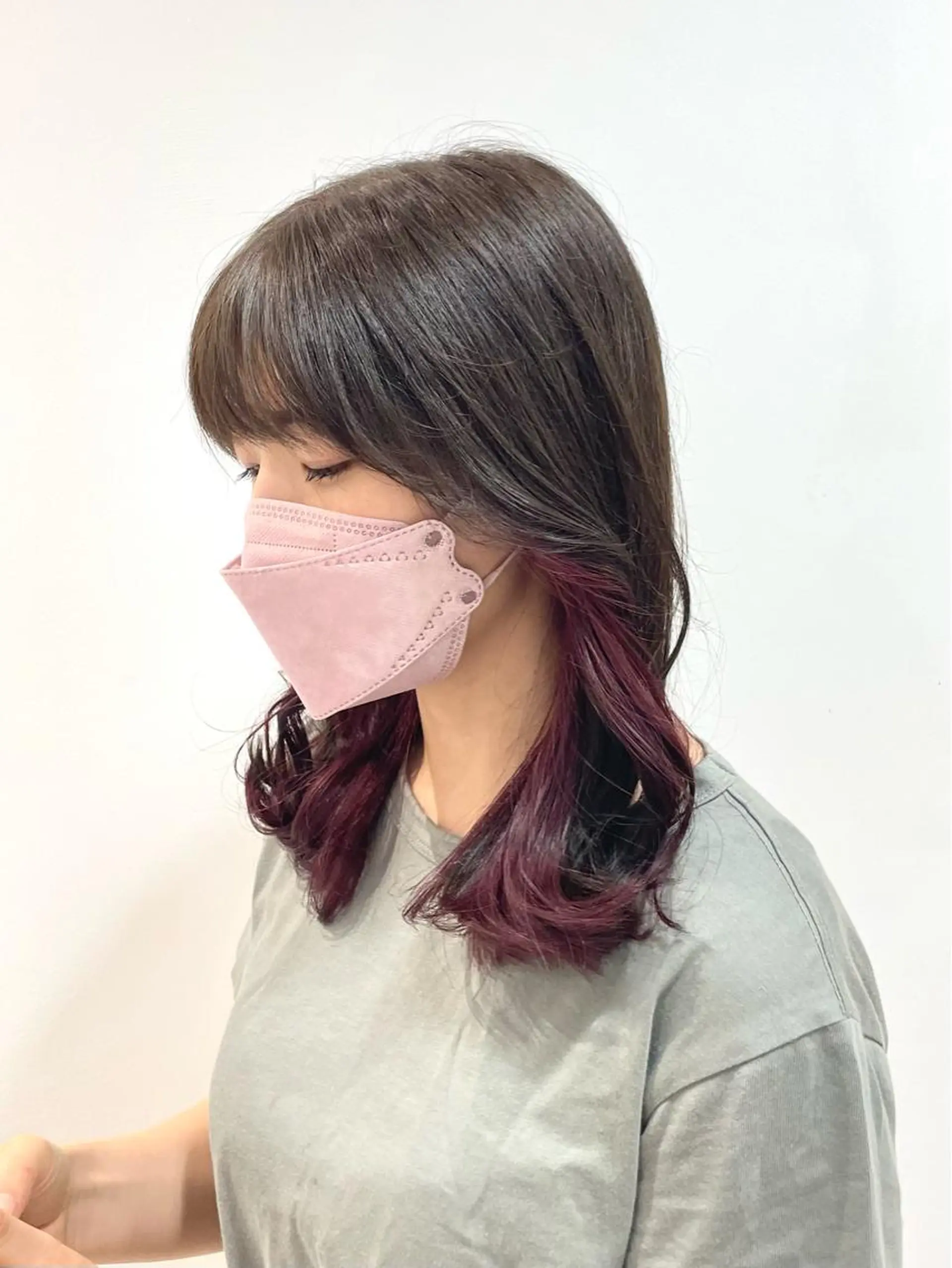 セミロング カラー 💫小顔カット TAROのヘアスタイル