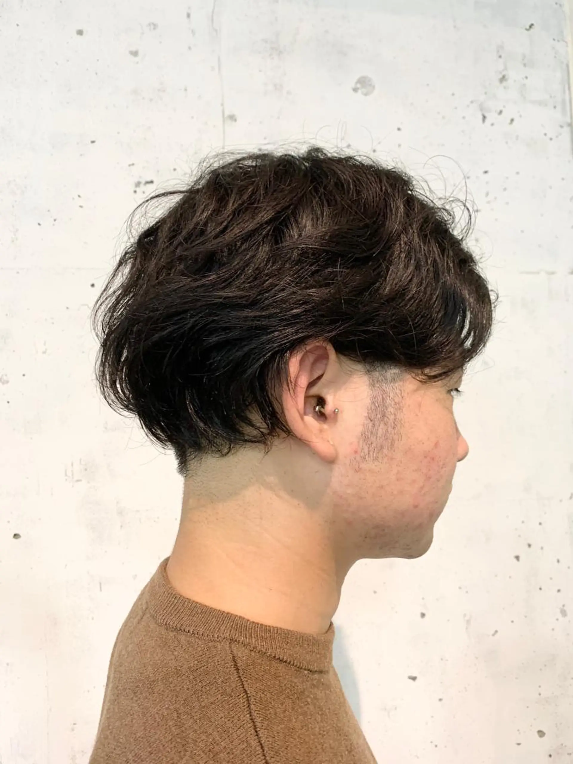 ショート メンズ メンズパーマ くせ毛 千葉駅徒歩1分✂︎ 宮内のヘアスタイル