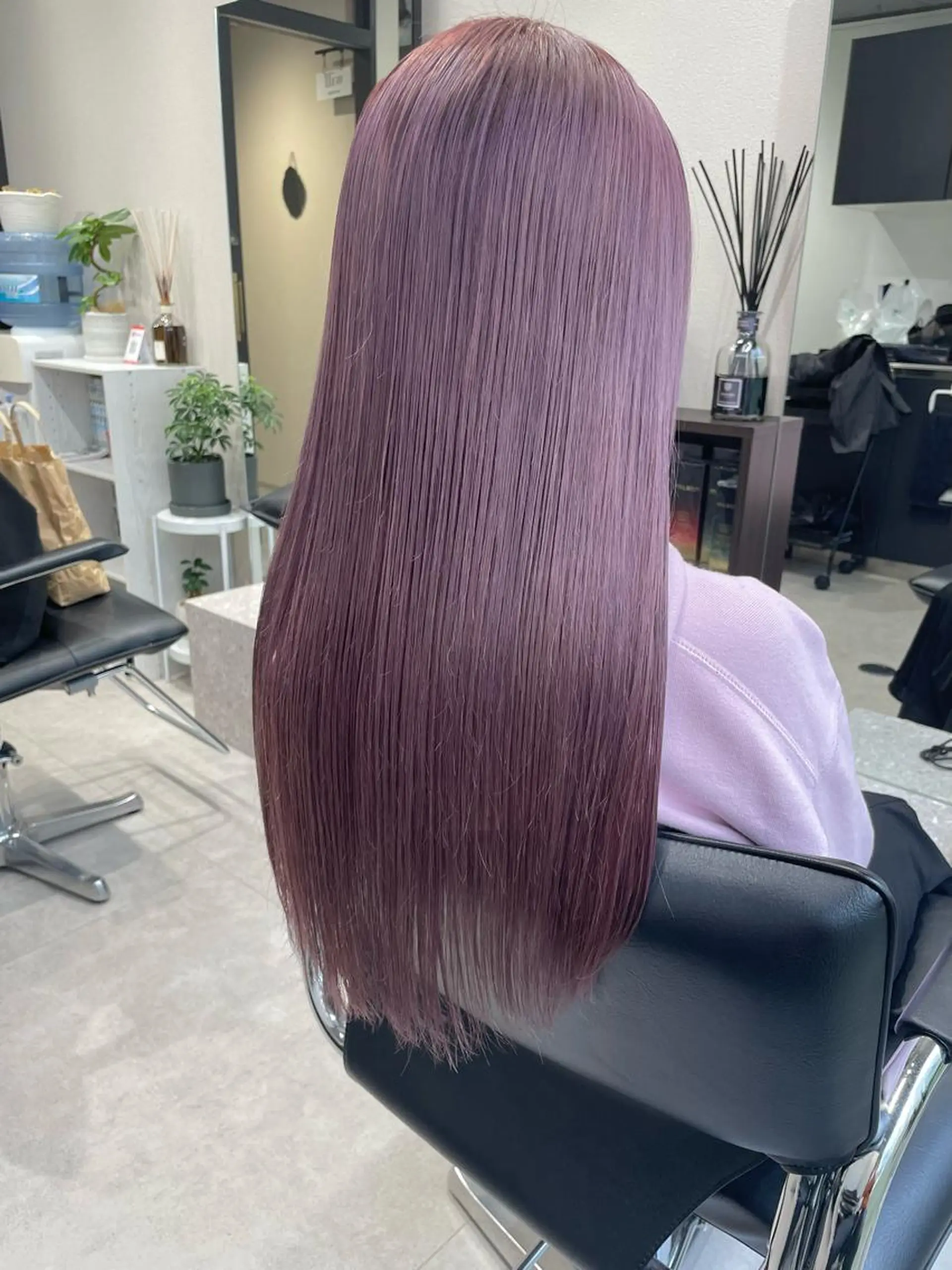 ロング カラー カット ヘアカラー 髪質改善will hairdesignのヘアスタイル