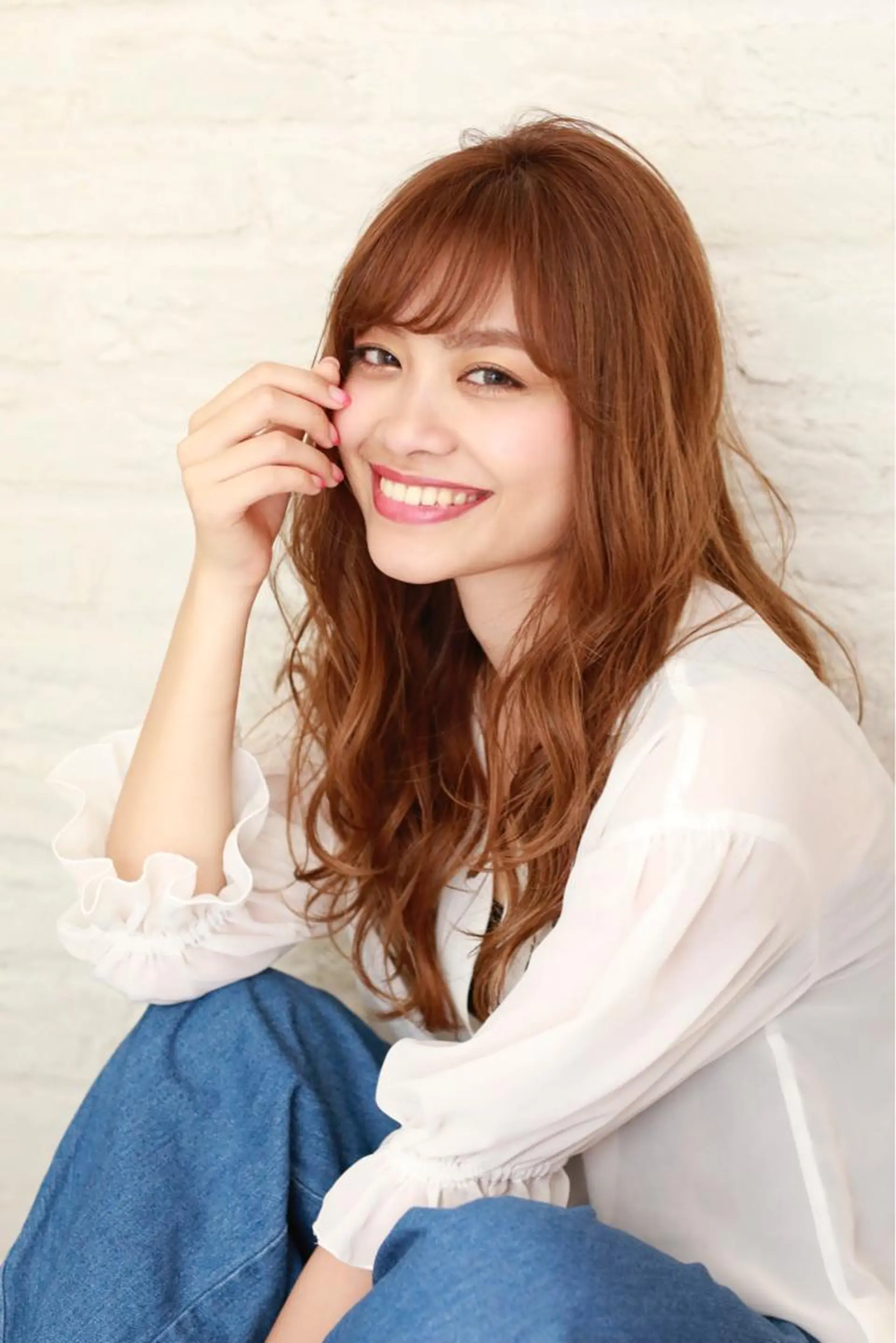セミロング カラー カット ヘアカラー トリートメント 渡辺 加菜子のヘアスタイル