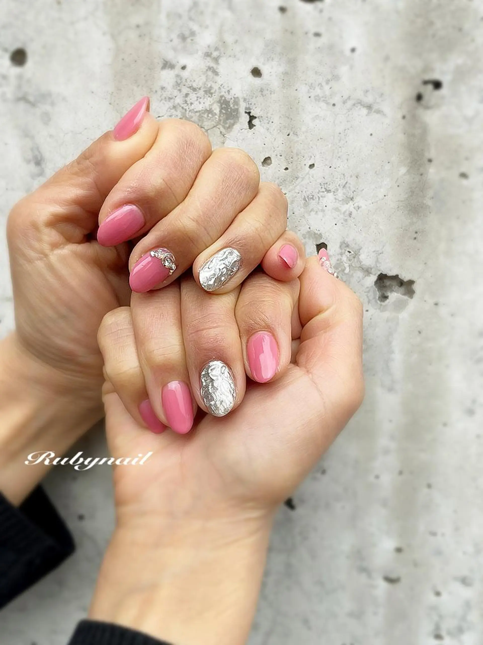 ネイル アートネイル ミラーネイル Rubynail所属・プライベートサロン Rubynailのネイルデザイン