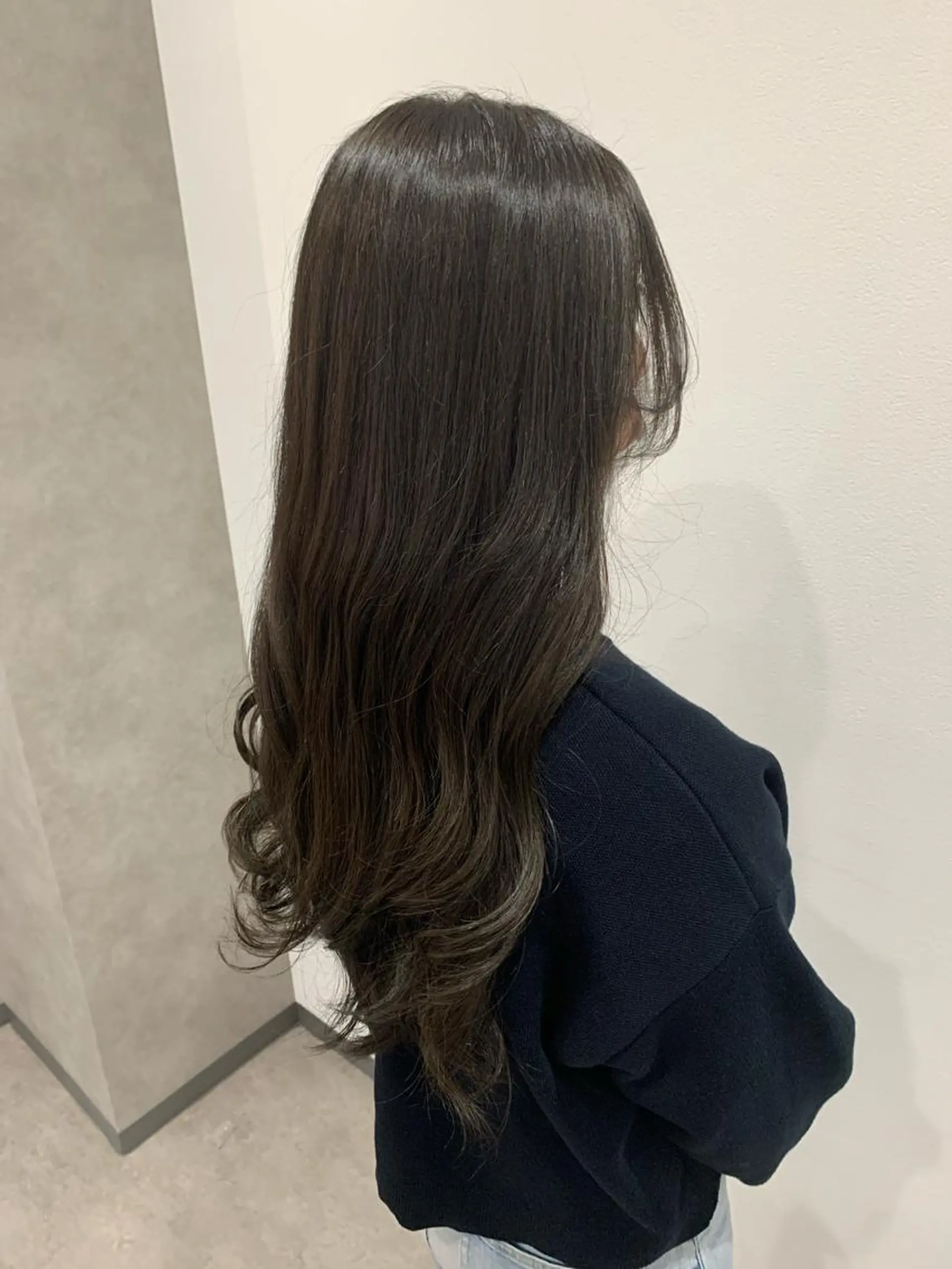 ロング カラー ヘアカラー ゆきな 育休中のヘアスタイル