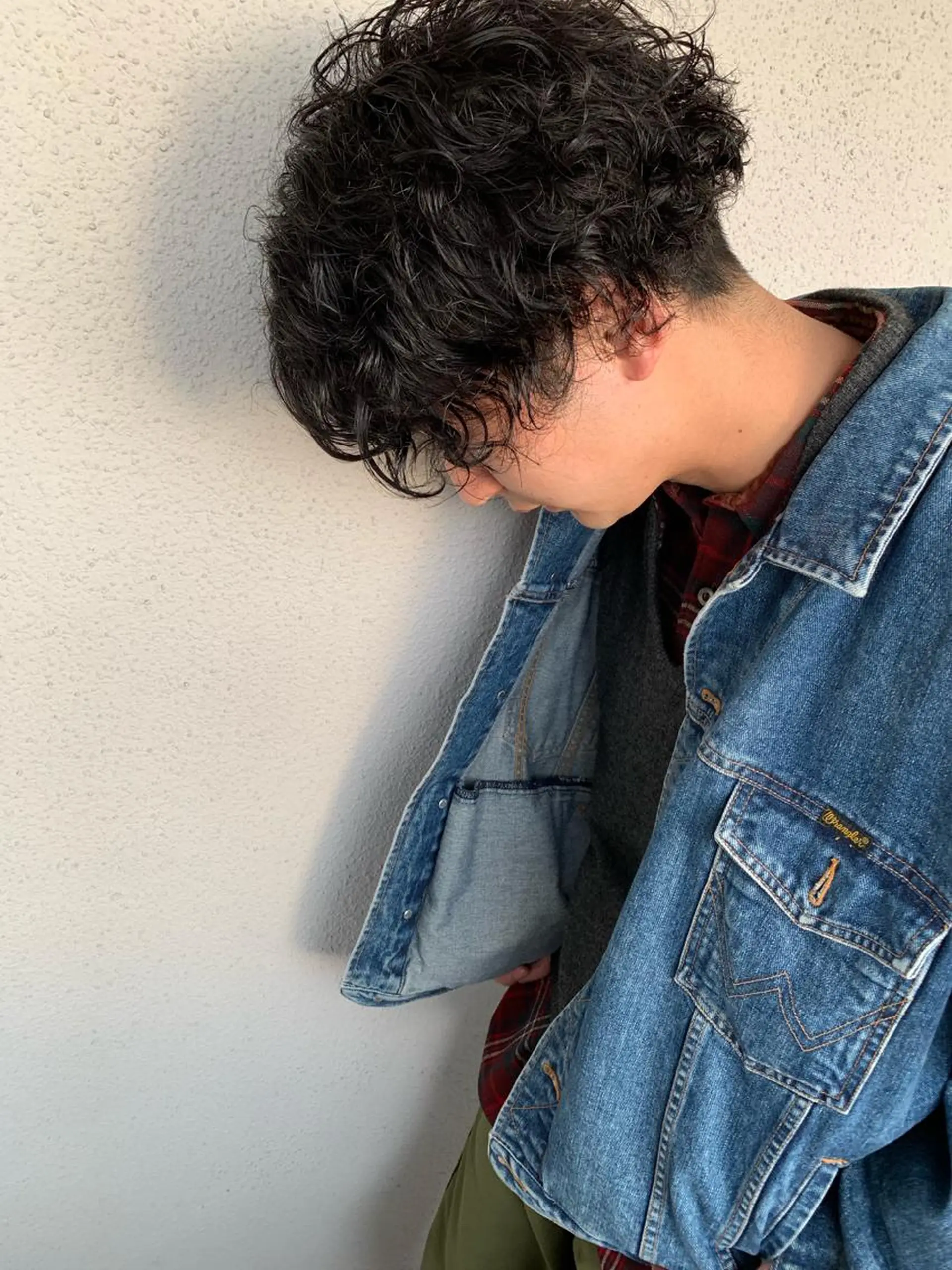 パーマ メンズ yoshi (高橋福博)のヘアスタイル