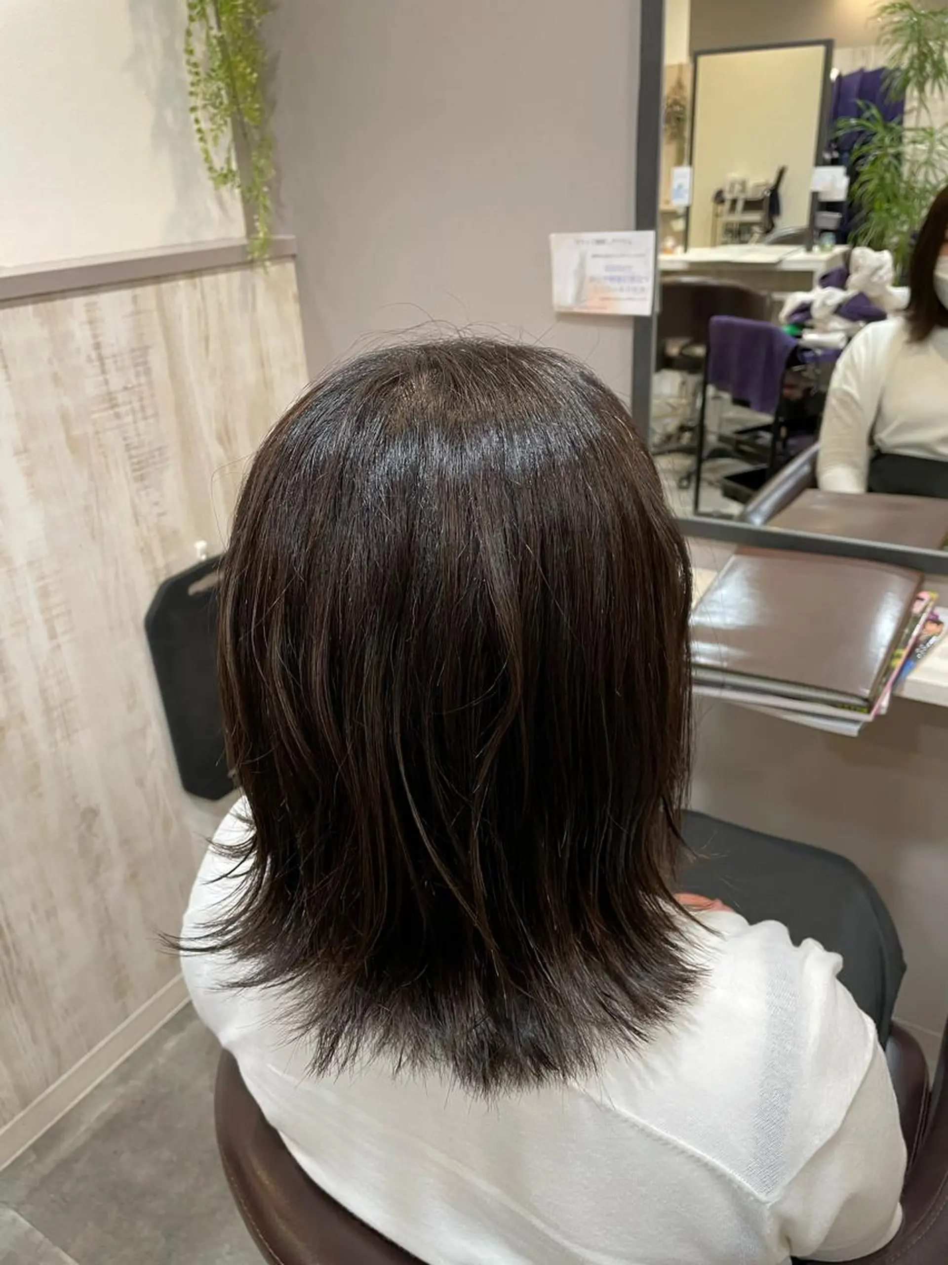 ミディアム カラー ヘアアレンジ 【艶カラー⠀】坂東 要のヘアスタイル