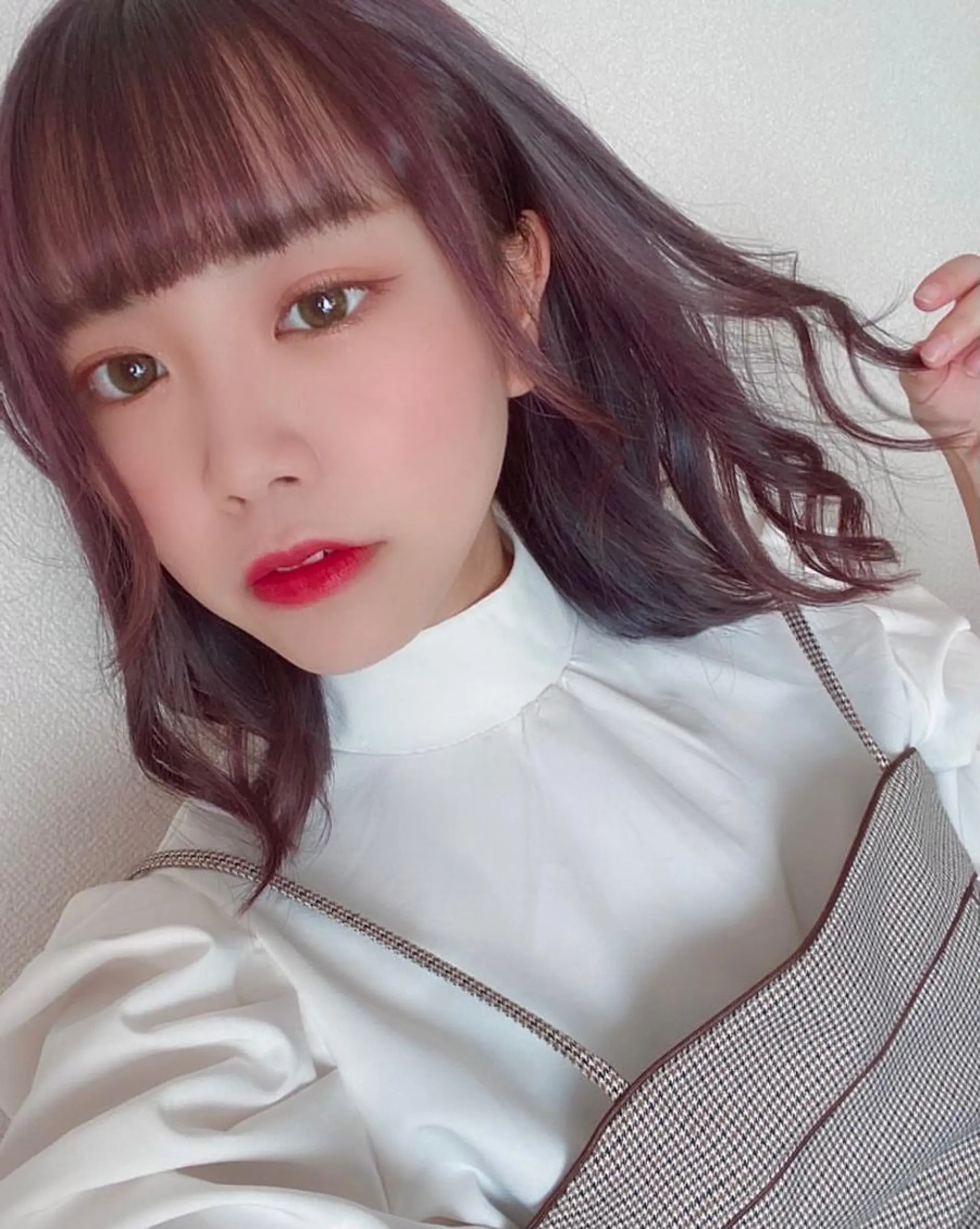 ミディアム タカツド ユウキのヘアスタイル