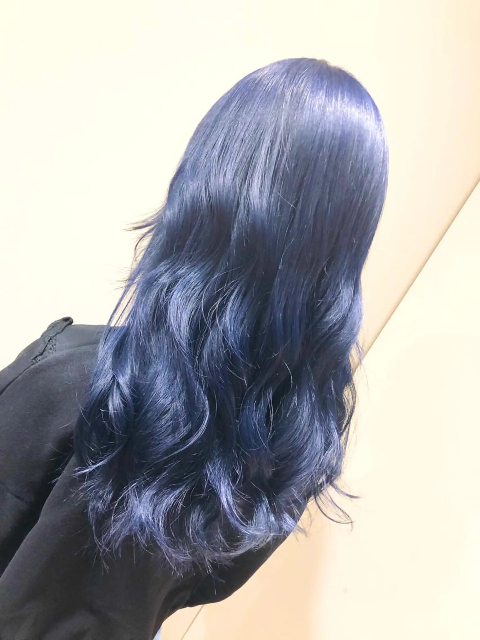 ロング カラー ブルーカラー ヘアカラー トリートメント 💓シールエクステ for...のヘアスタイル