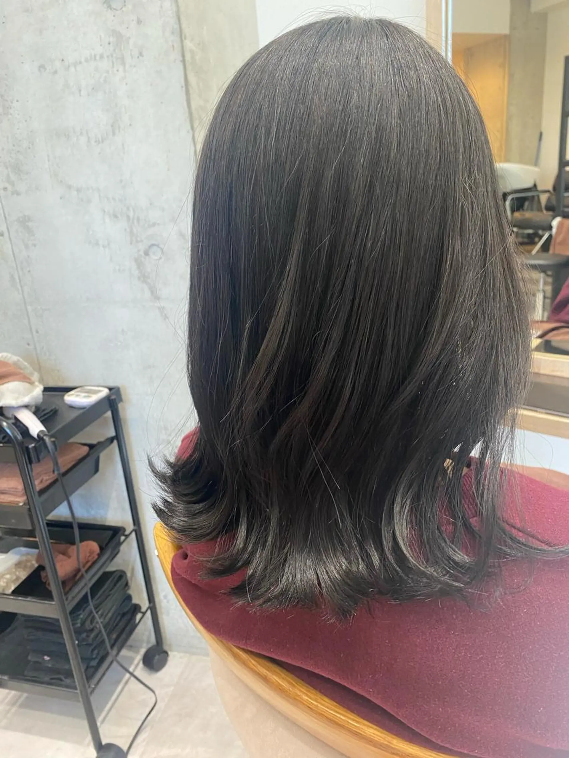 ミディアム カラー カット ヘアカラー トリートメント Dxxxx III所属・女性目線の大人 メンズ*Ayakaのヘアスタイル