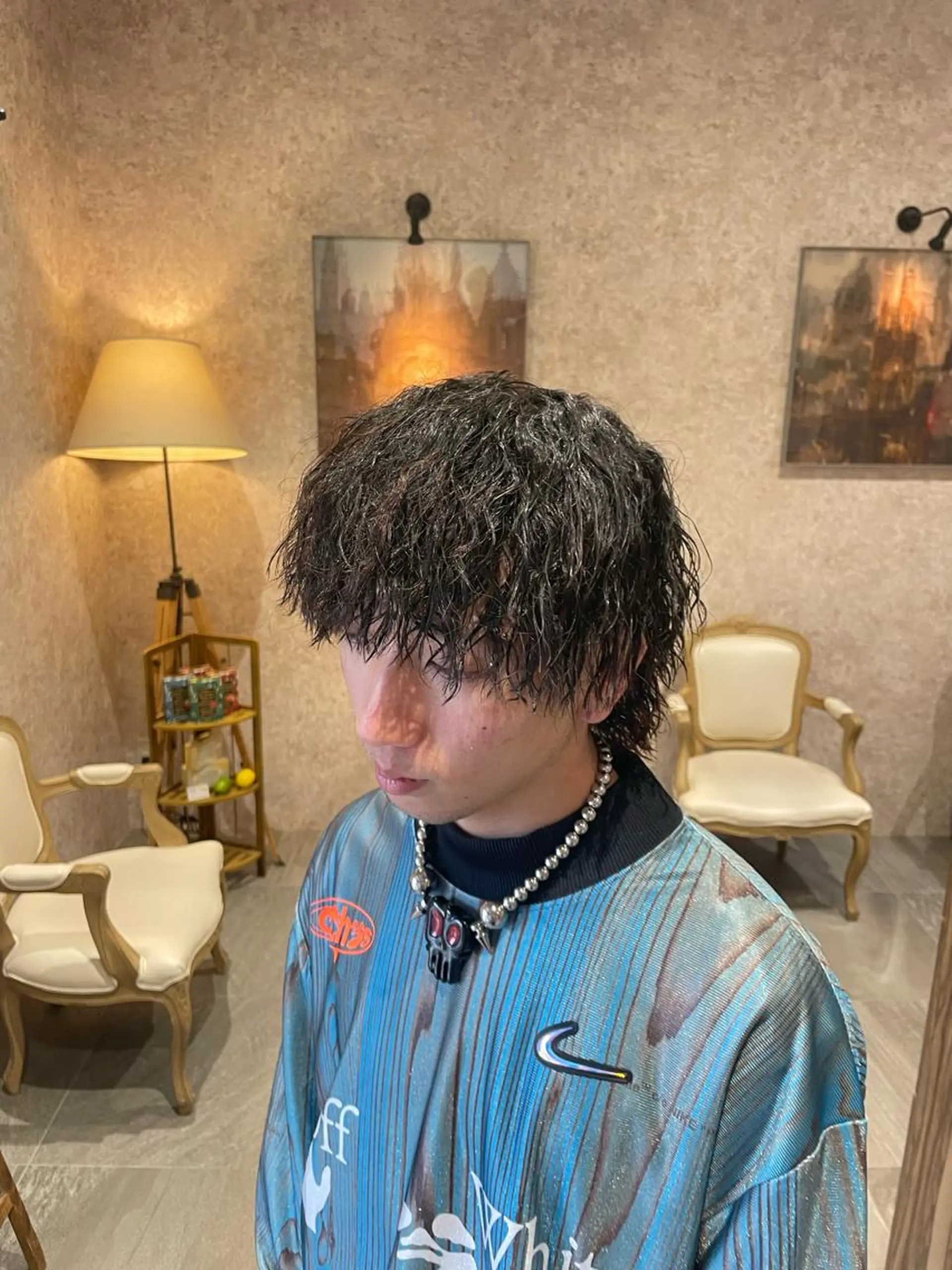 パーマ メンズ メンズパーマ ツイストスパイラルパーマ スパイラルパーマ カット パーマ Yuhi earth メンズスタイルのヘアスタイル