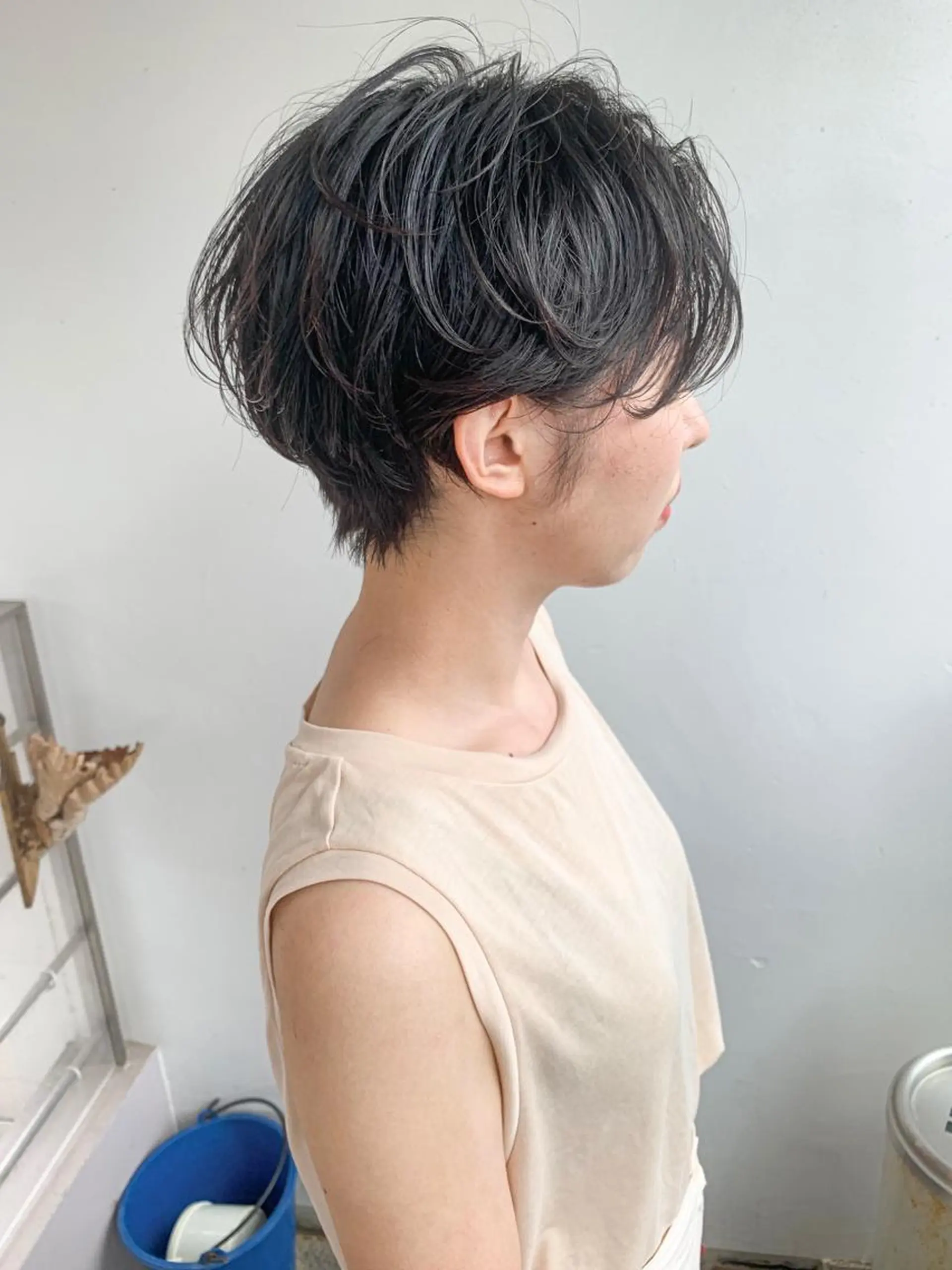 ショート パーマ ショート/レイヤー なら石井知希のヘアスタイル