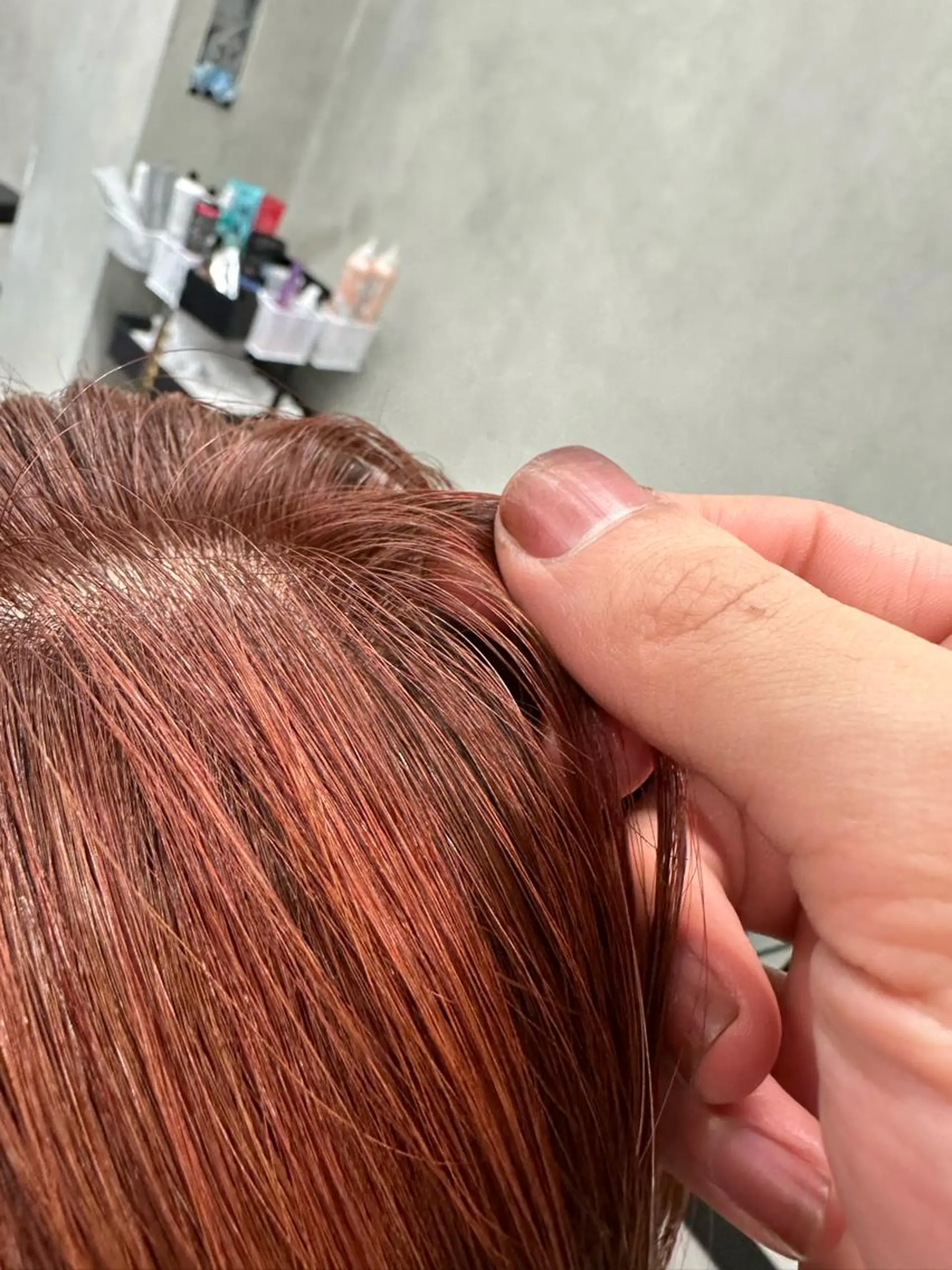 ショート カラー ブラウンカラー オレンジ オレンジブラウン yu-ki レイヤー/ブリーチのヘアスタイル