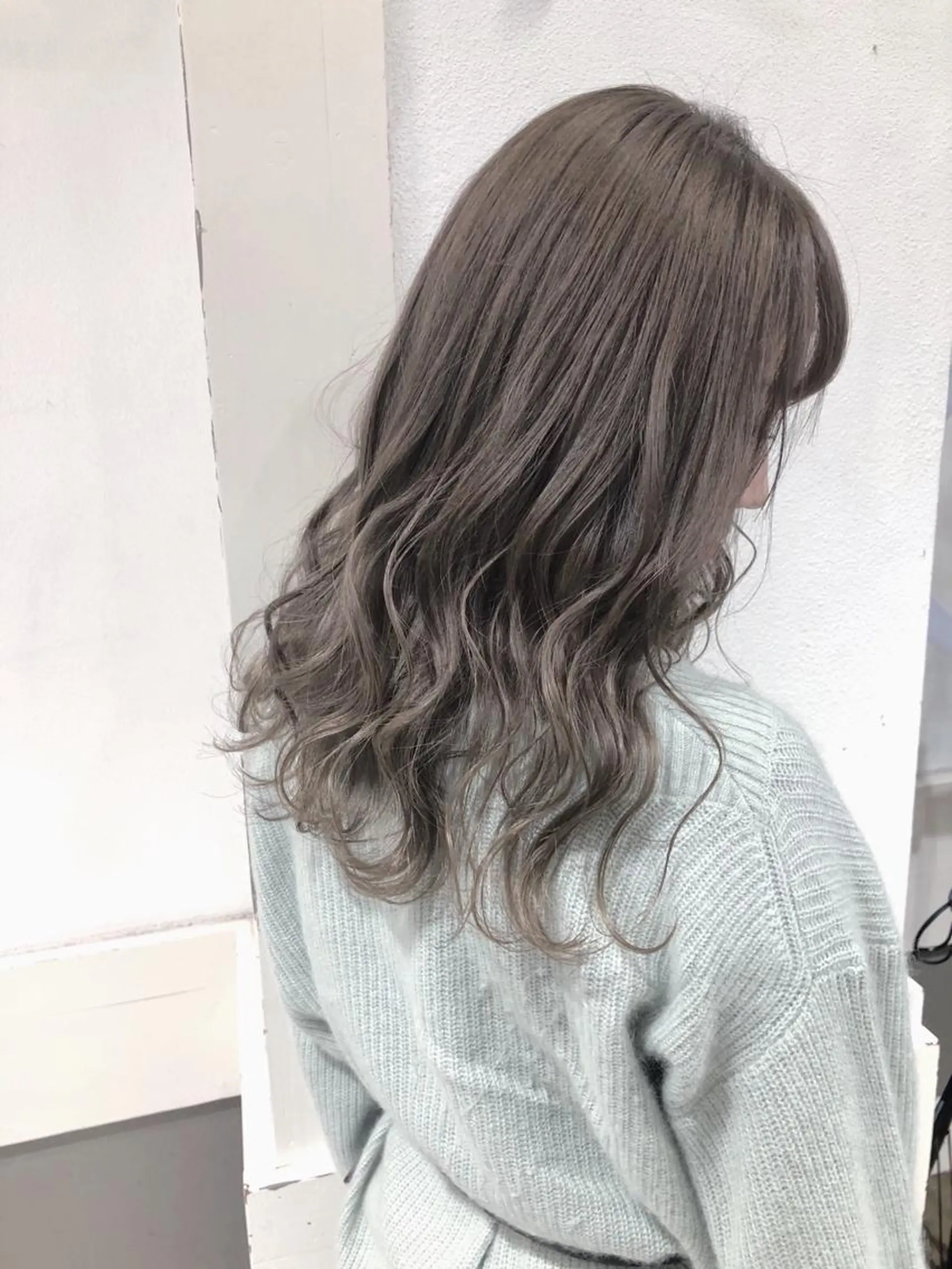 ミディアム カラー グレージュ ヘアカラー トリートメント GiseL天神カラー 髪質改善/ブリーチのヘアスタイル
