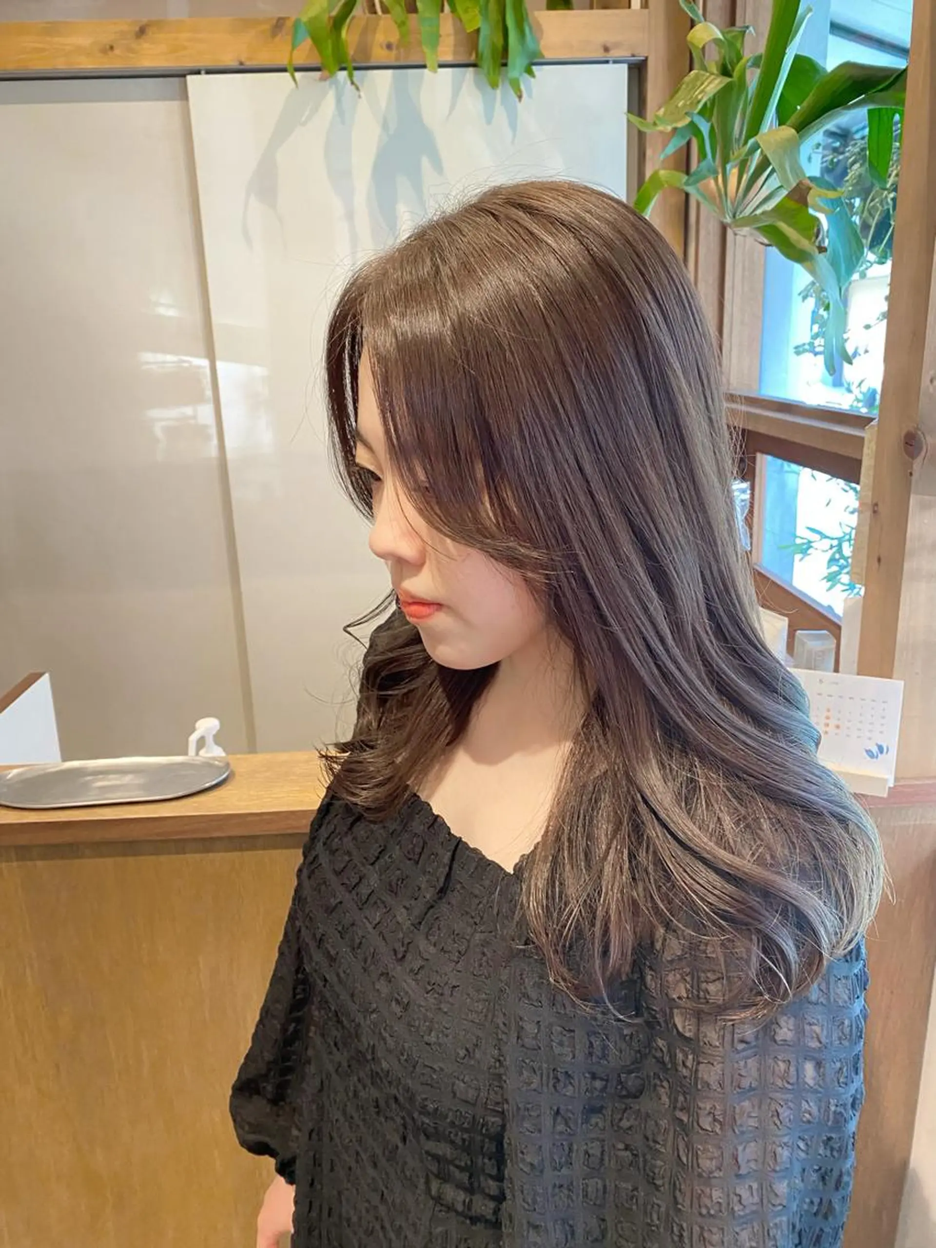 ロング カラー カット ヘアカラー トリートメント ENIF ヤマグチアツコのヘアスタイル