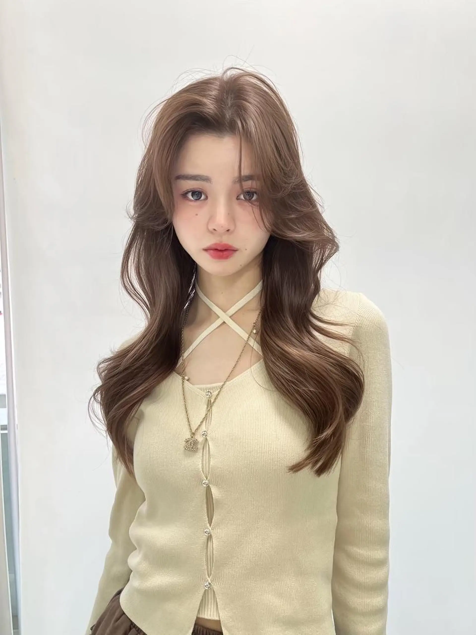 カラー 冬の透明感暗髪❄️ 上野BABY❄️のヘアスタイル