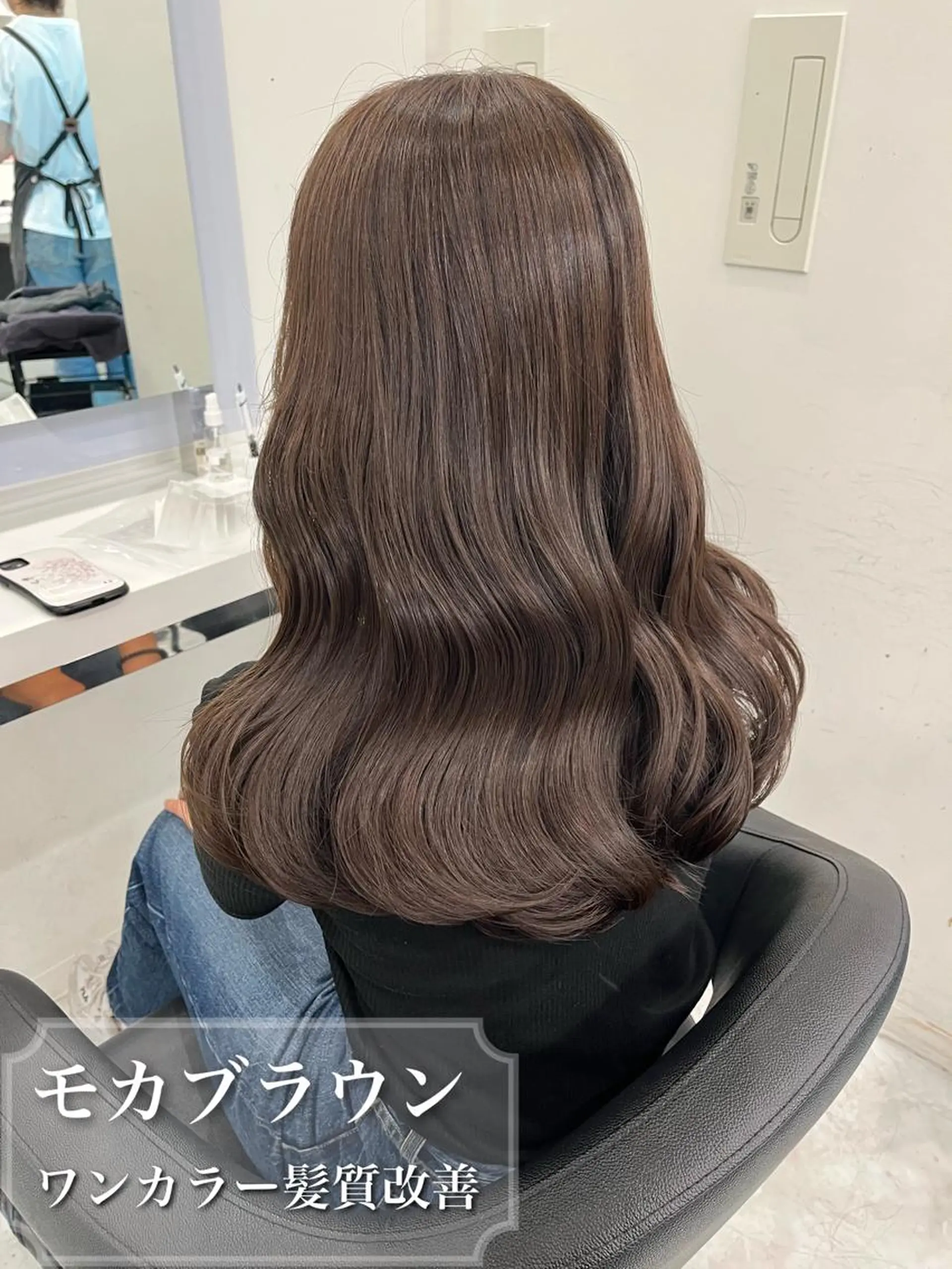 セミロング カラー パーマ ヘアアレンジ メンズ キッズ ネイル マツエク・マツパ アイブロウ ヘアカラー トリートメント 💕トレンドうる艶髪 💕TUNE銀座のヘアスタイル