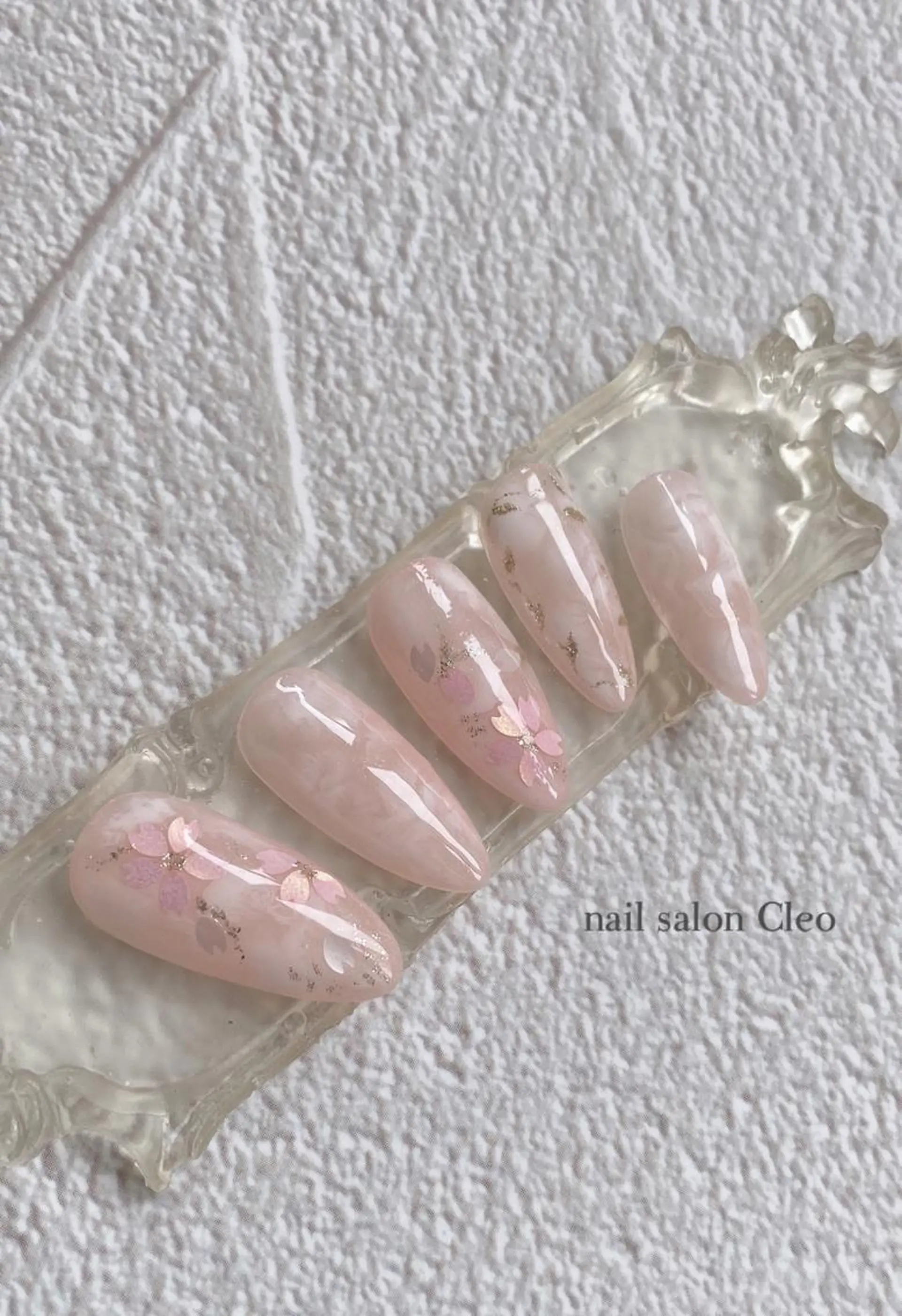ネイル 桜ネイル Cleo クレオのネイルデザイン