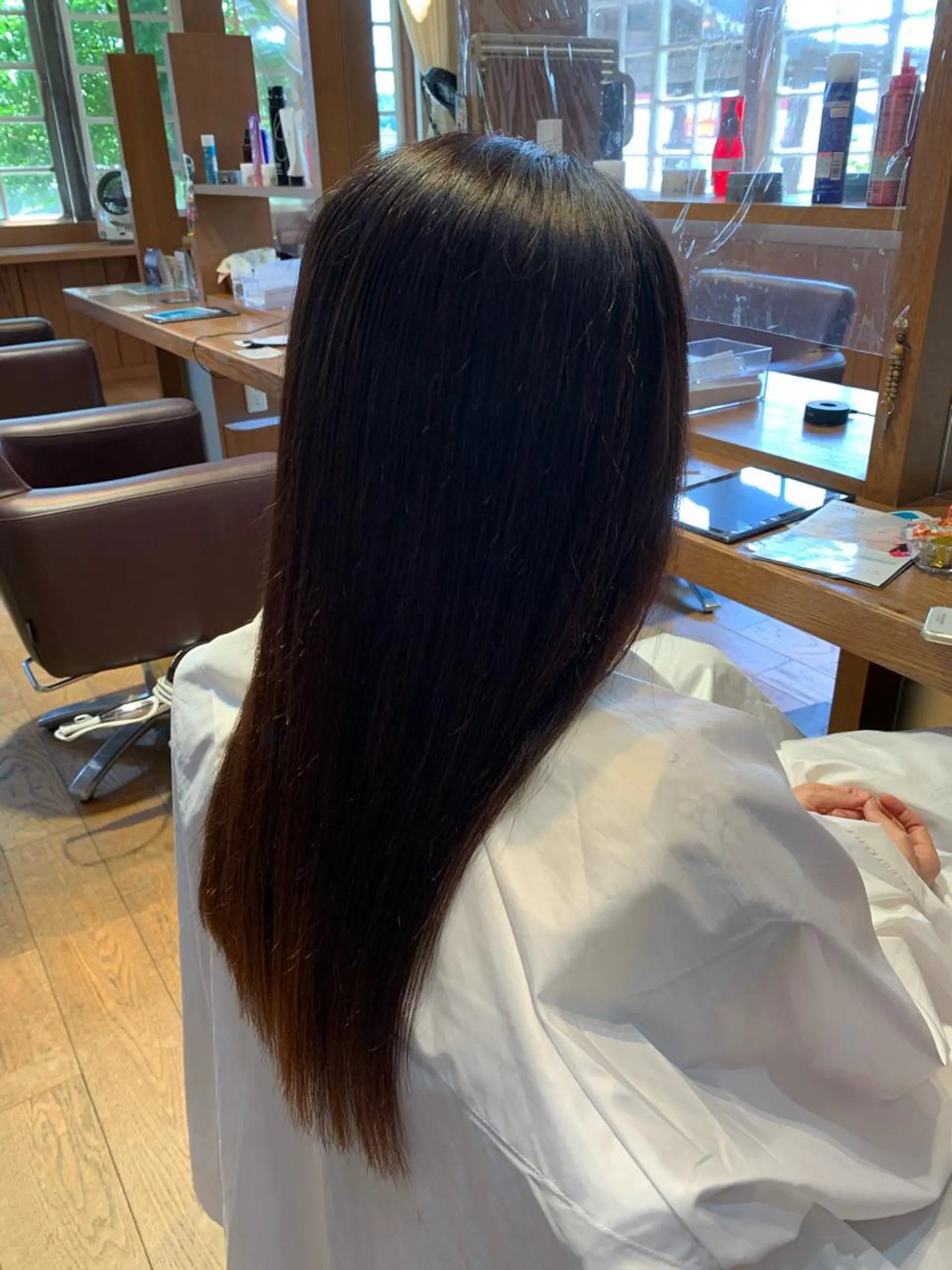 セミロング カラー パーマ Artist 藤﨑紘成のヘアスタイル