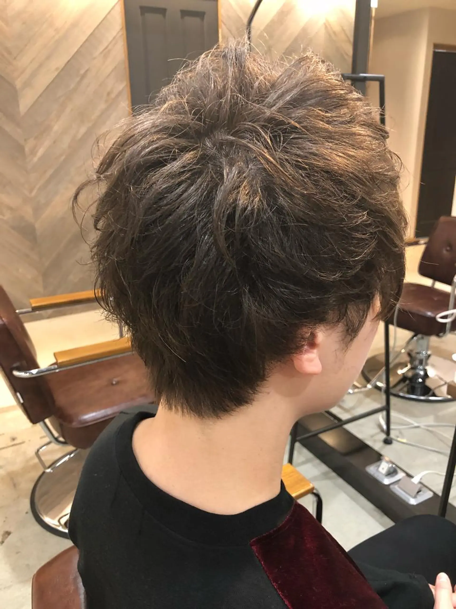ショート カラー メンズ 店長　鍜治本 颯太のヘアスタイル
